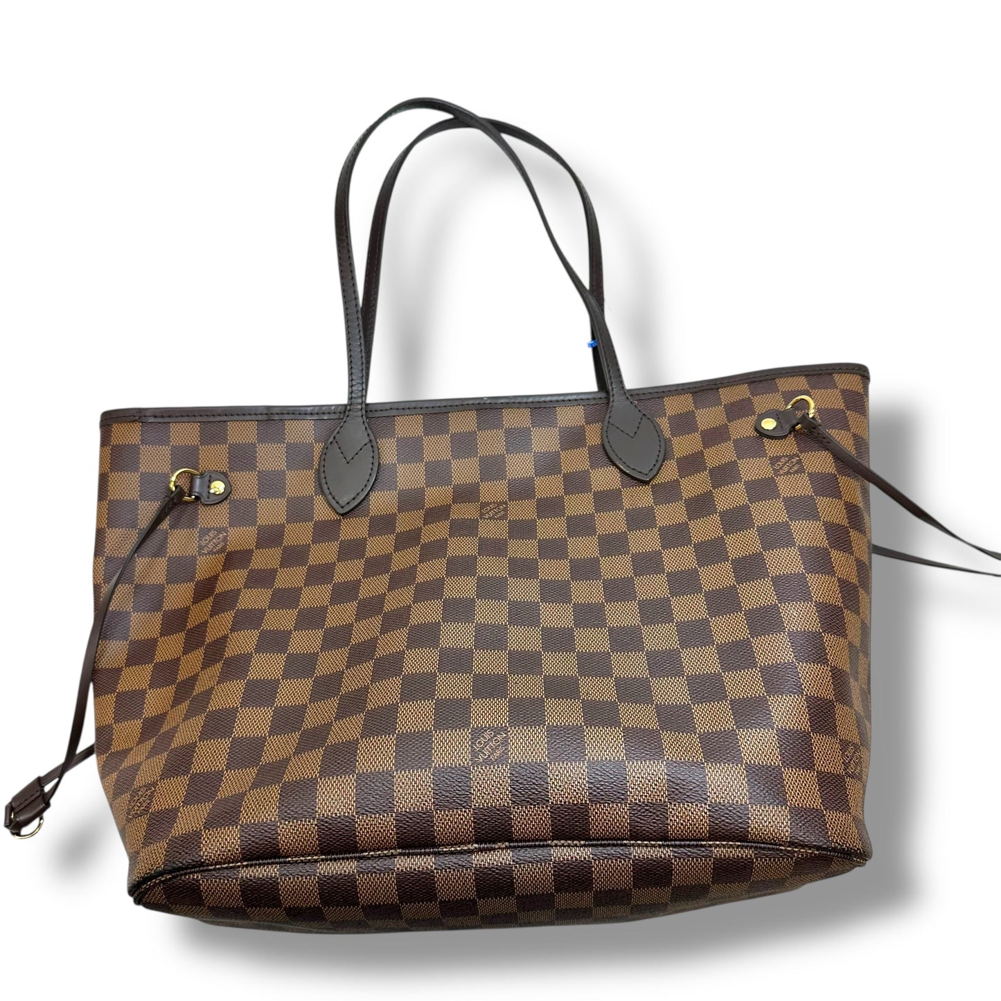 Neverfull MM Handbag Luxury Designer By Louis Vuitton, Size: Large