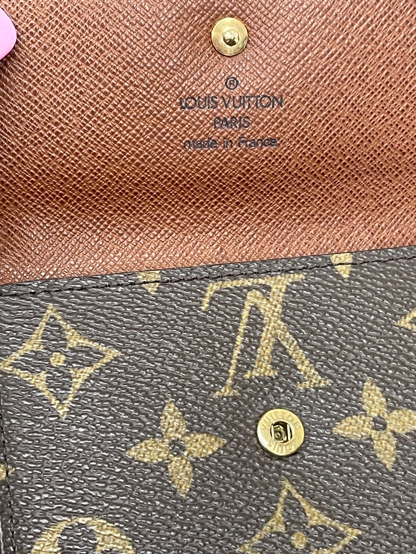WALLET LUXURY DESIGNER by LOUIS VUITTON In BROWN, Size: MEDIUM