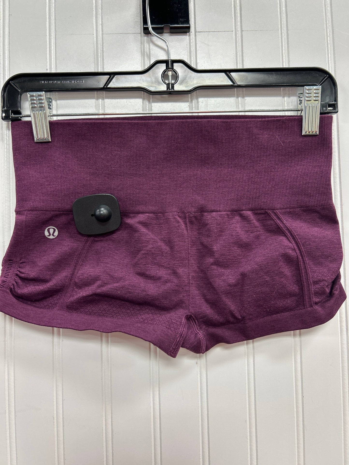 Athletic Shorts By Lululemon In Purple, Size:4