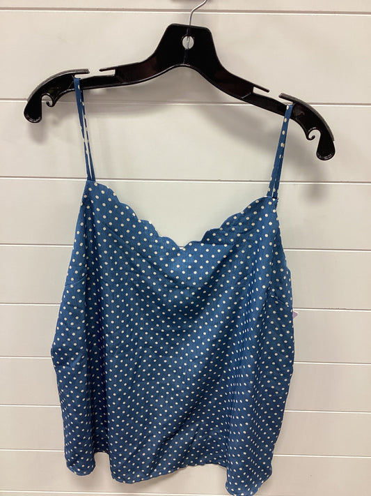 Top Sleeveless By Papermoon In Blue, Size:Xl