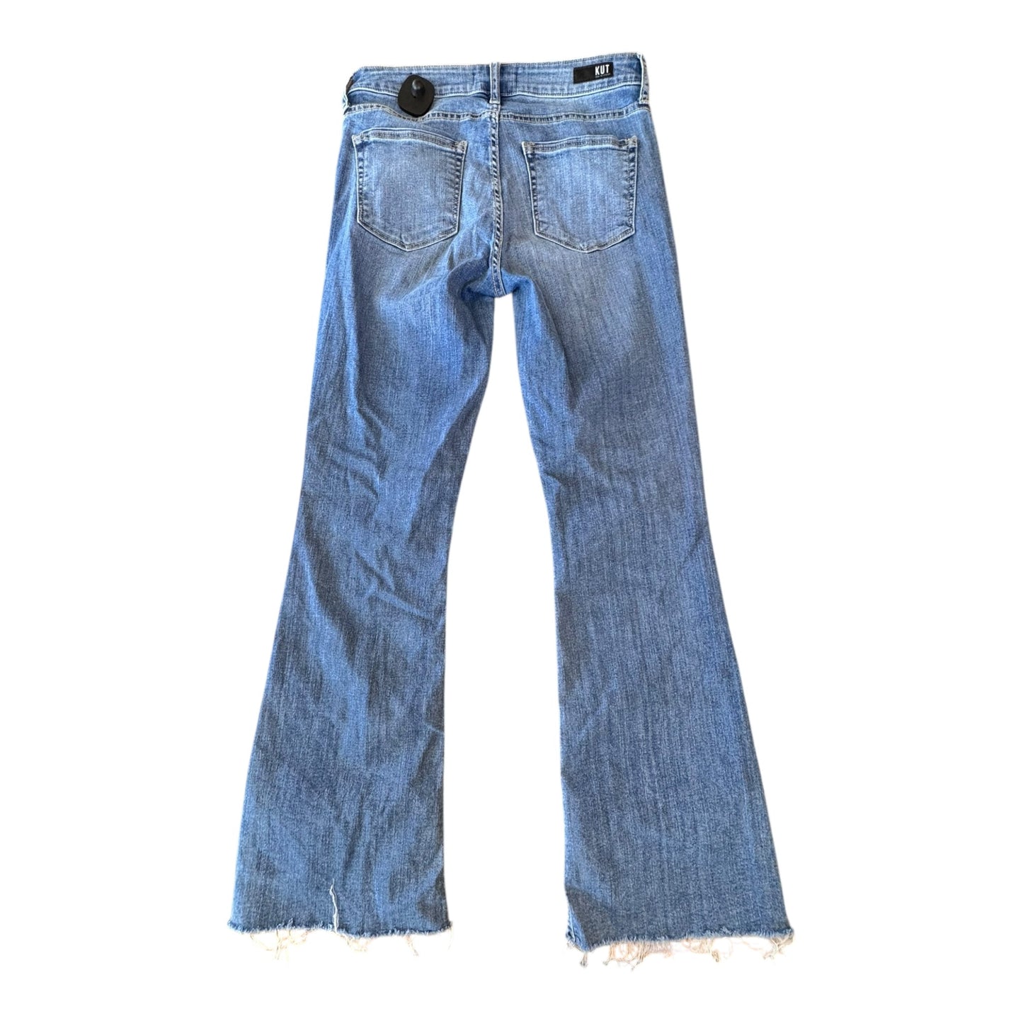 Jeans Flared By Kut In Blue Denim, Size:6