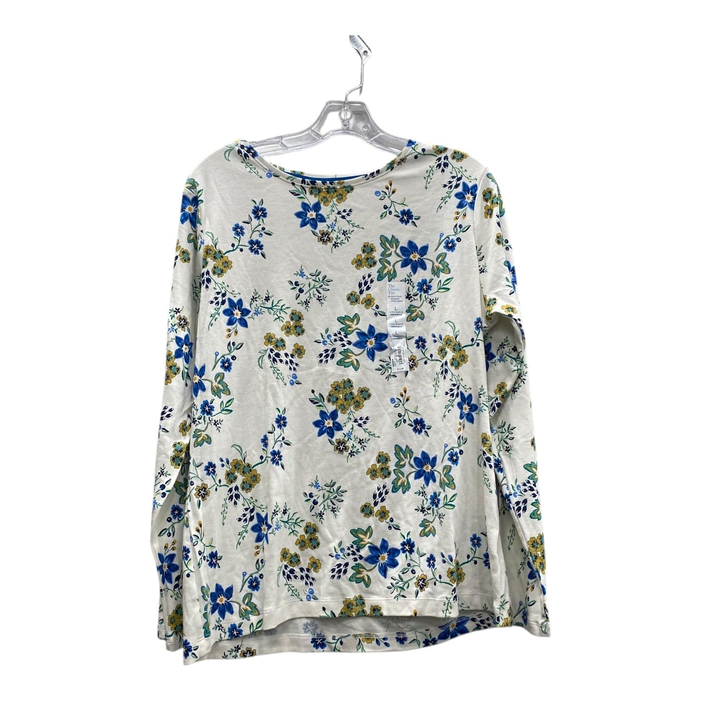 Top Ls By Croft And Barrow In Cream, Size:L