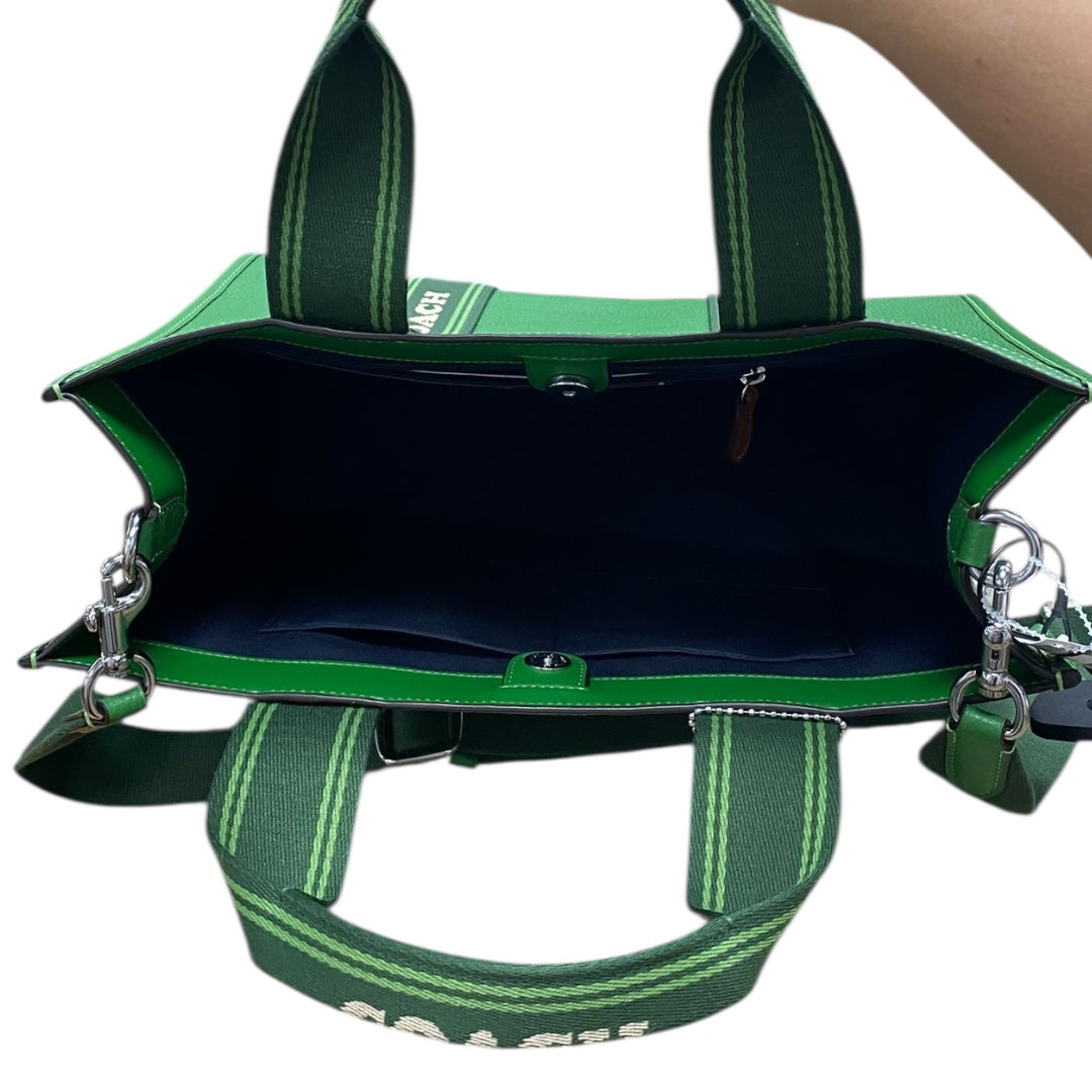 Handbag Designer By Coach In Green, Size:Medium