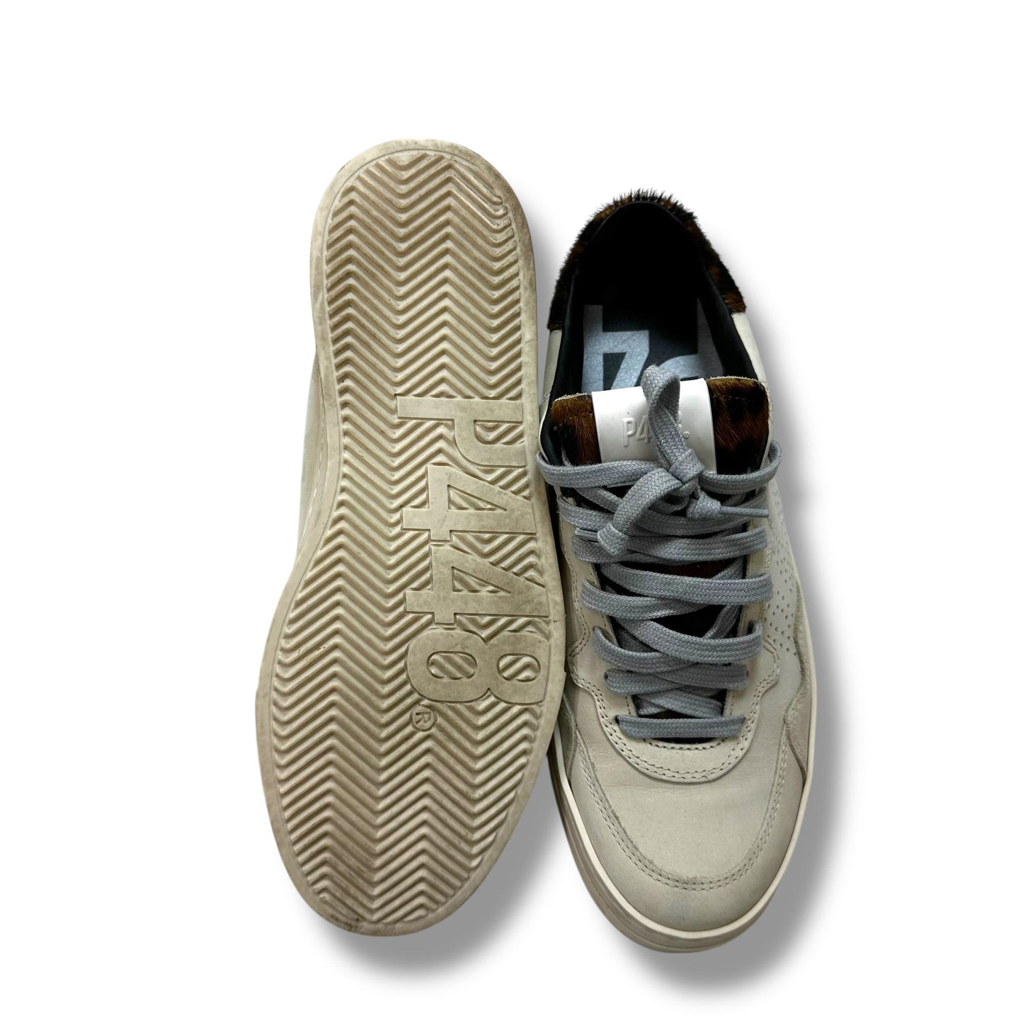 Shoes Sneakers By P448 In Ivory, Size: