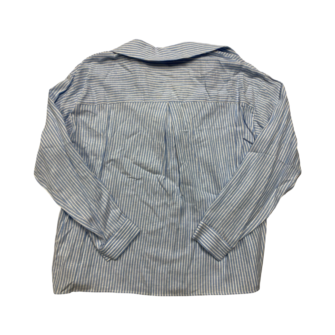 Top Ls By Zara In Blue & White, Size:S