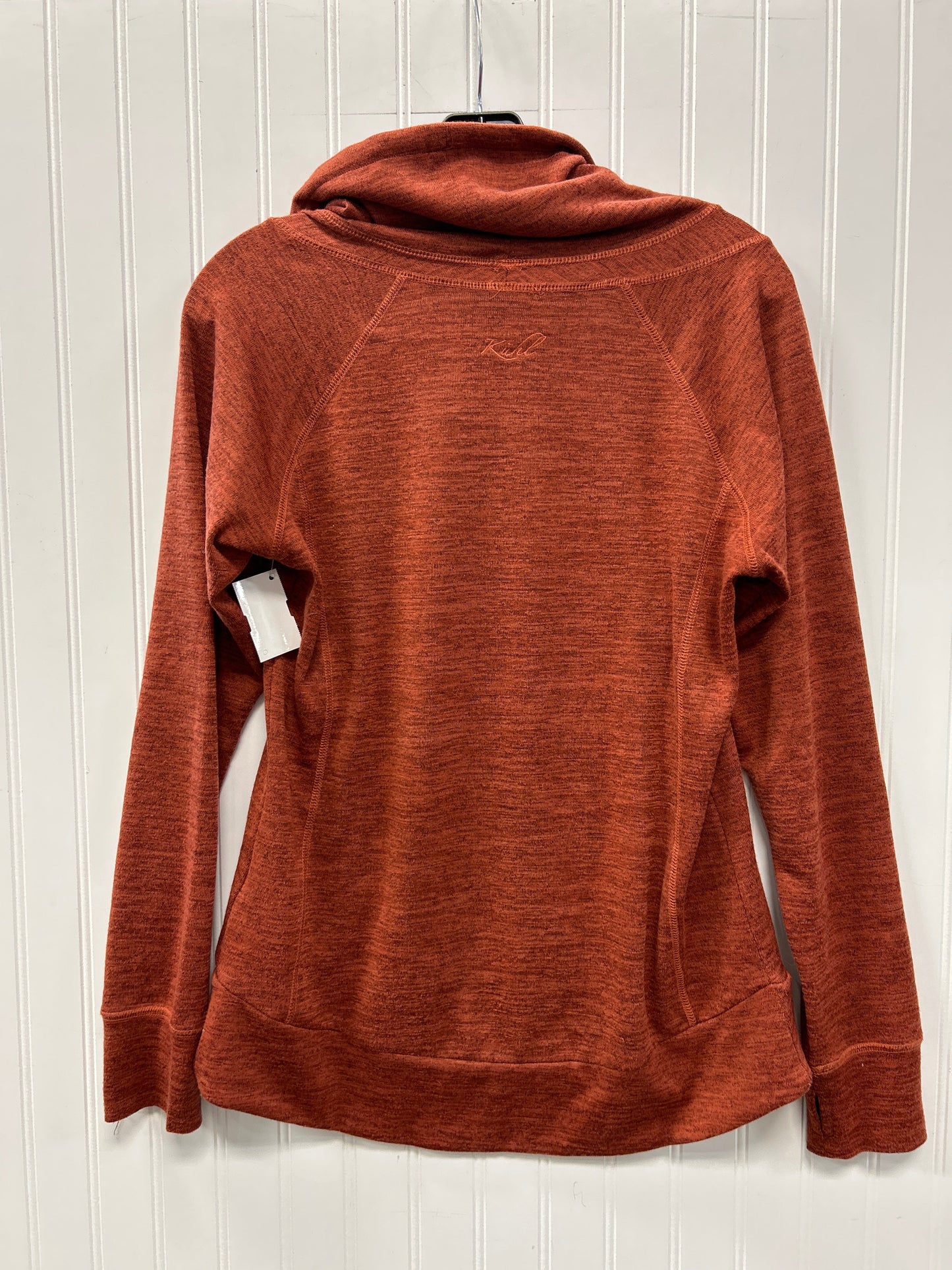 Athletic Top Ls Collar By Kuhl In Orange, Size:M