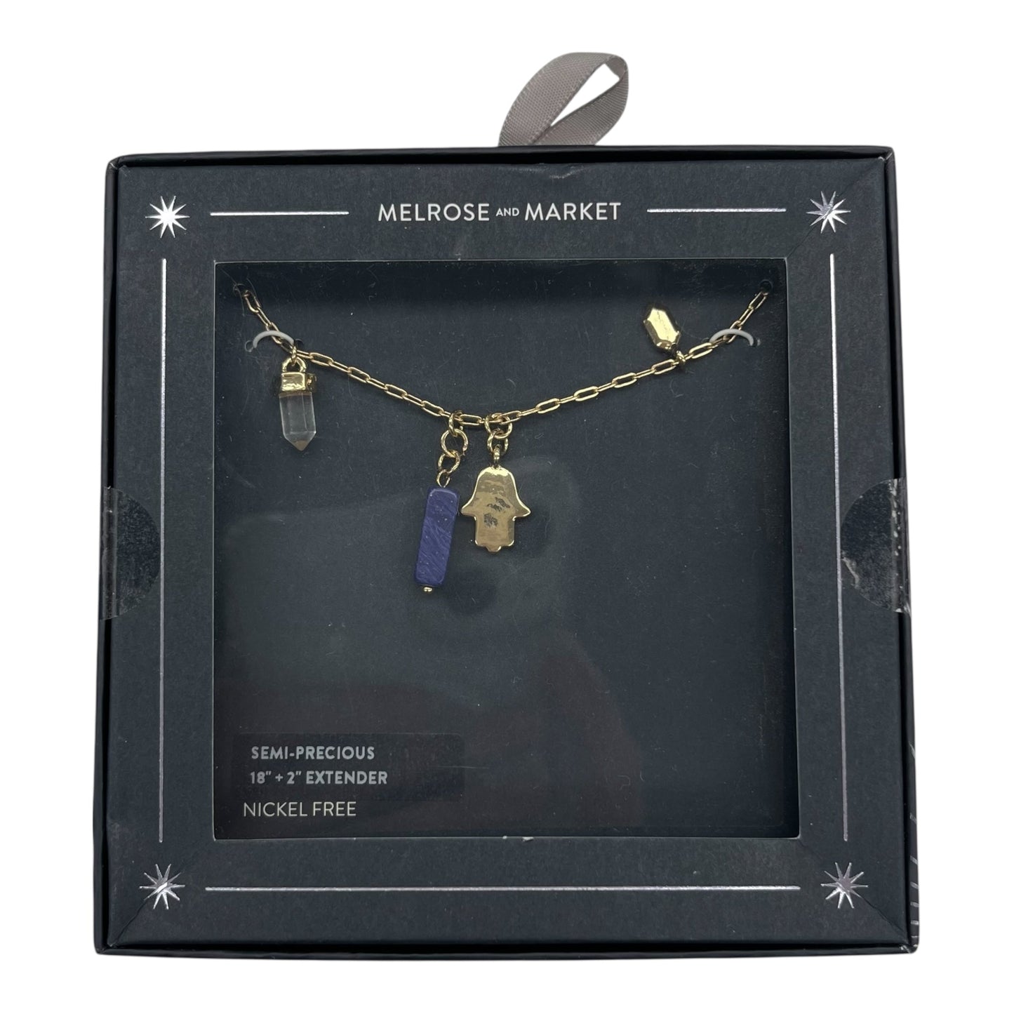 Necklace Charm By Cme In Blue & Gold