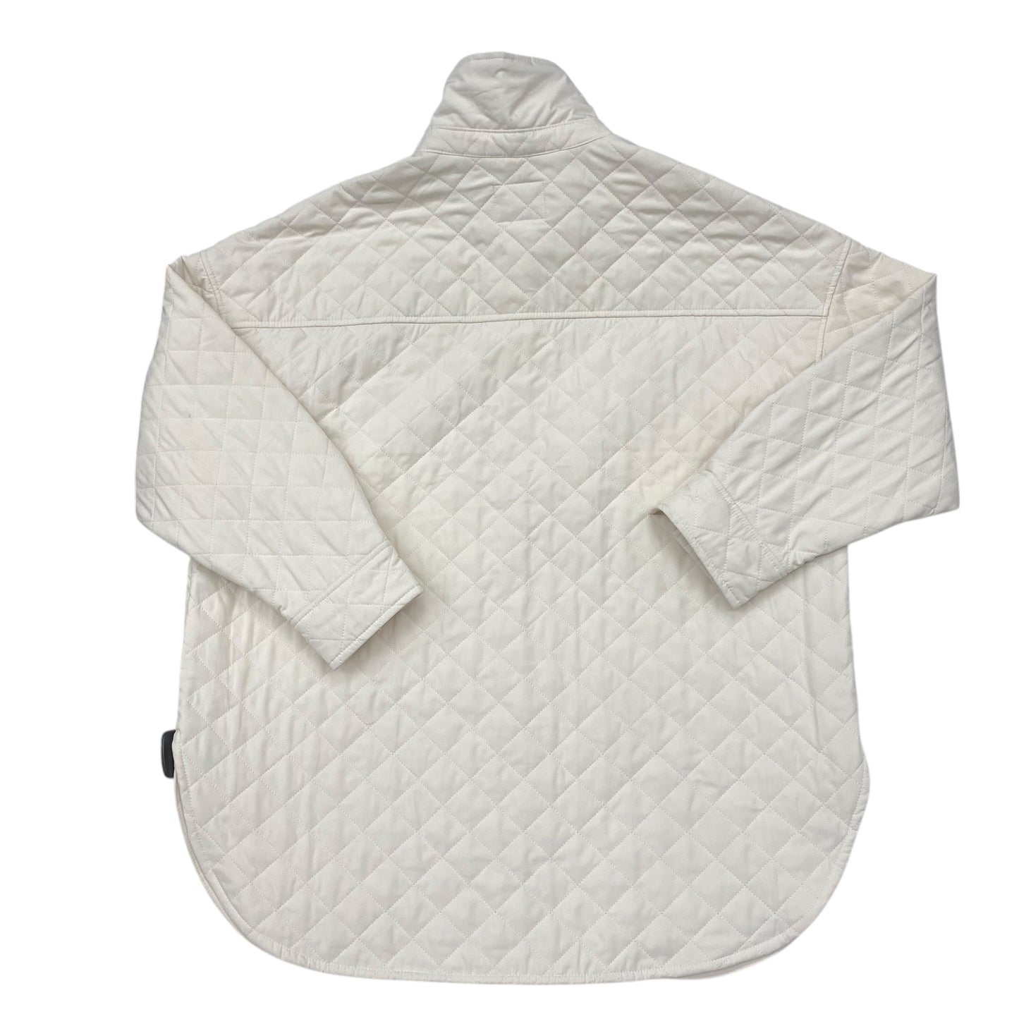 Jacket Puffer & Quilted By Old Navy In Cream, Size:L