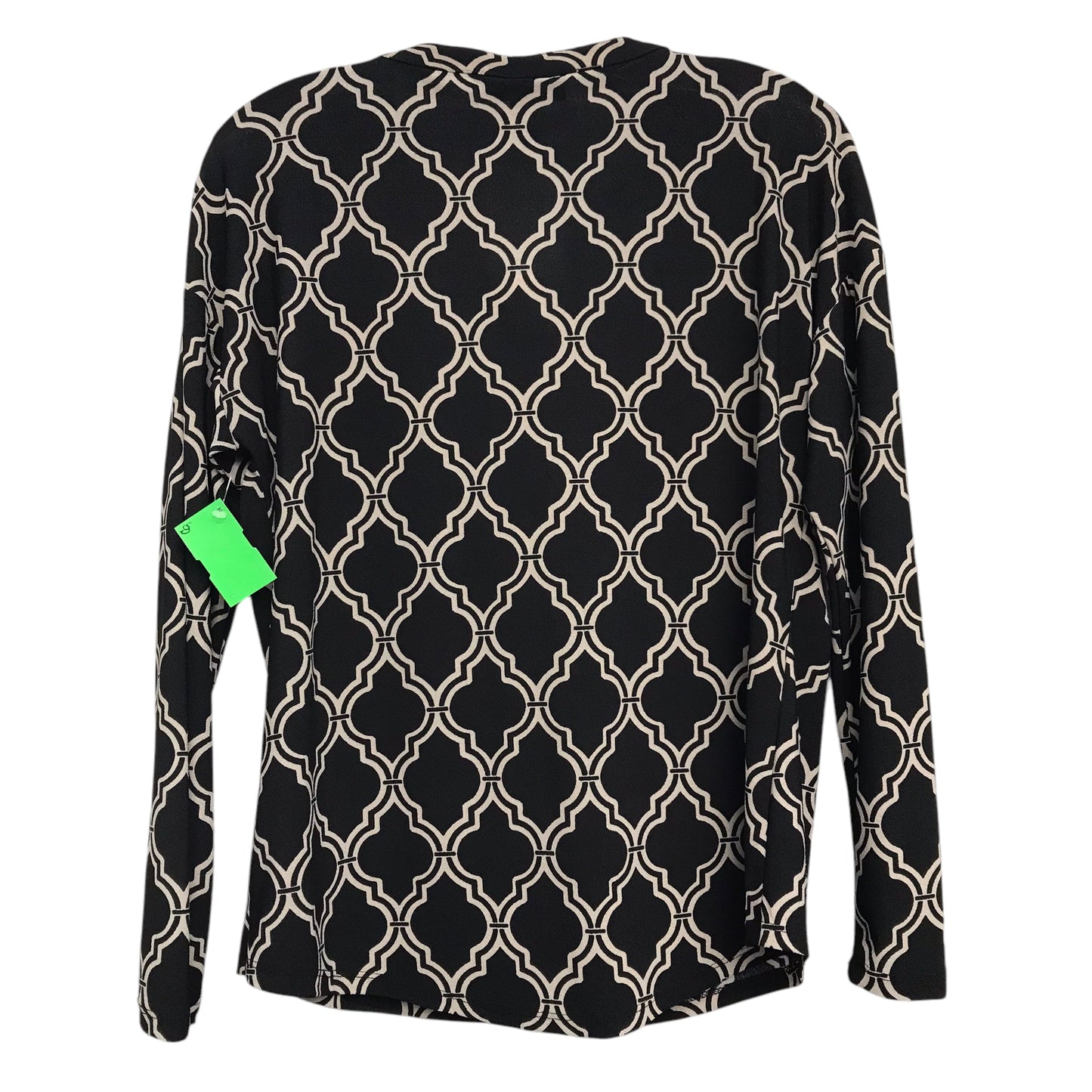 Top Ls By Dana Buchman In Black & Tan, Size:S