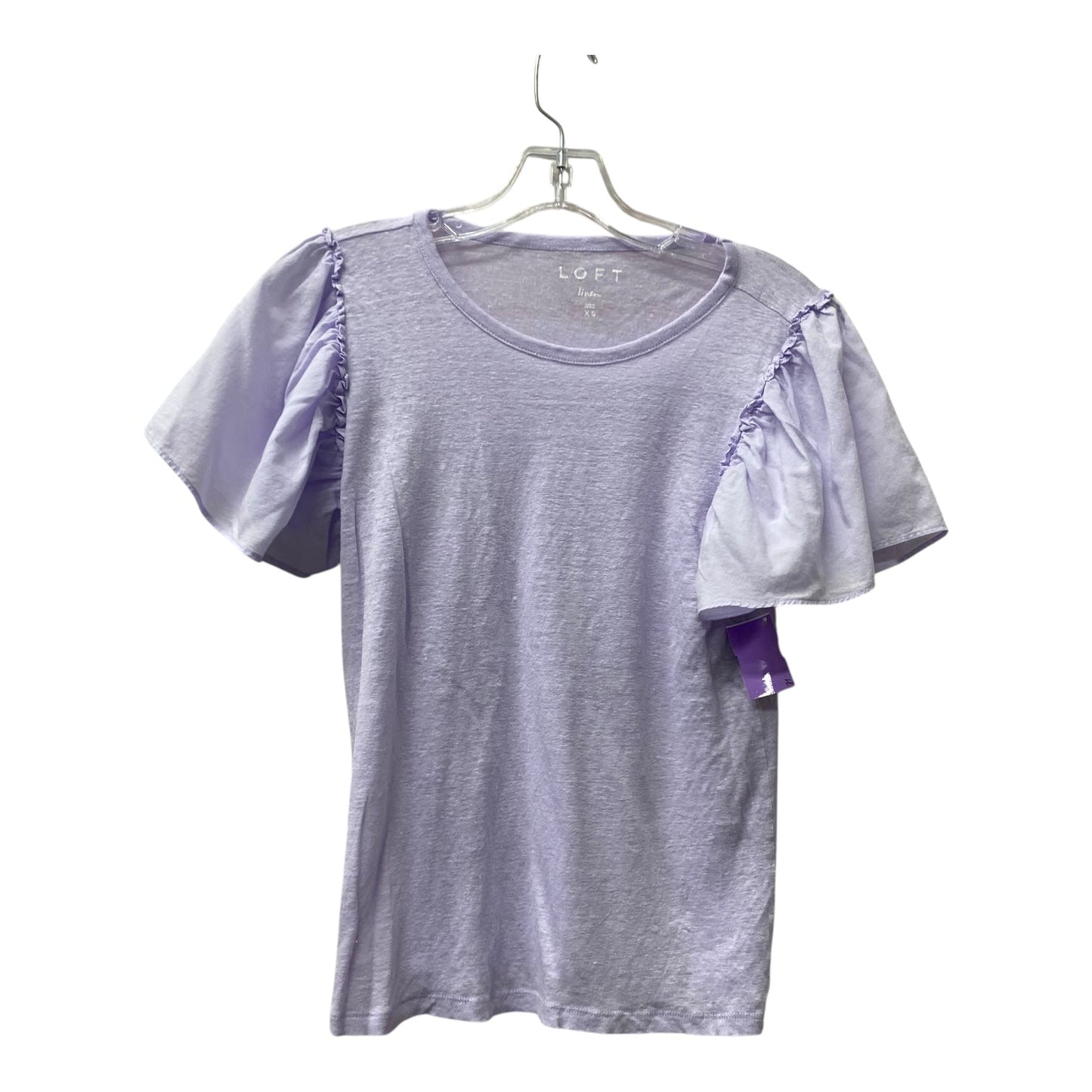 Top Ss By Loft In Purple, Size:Xs