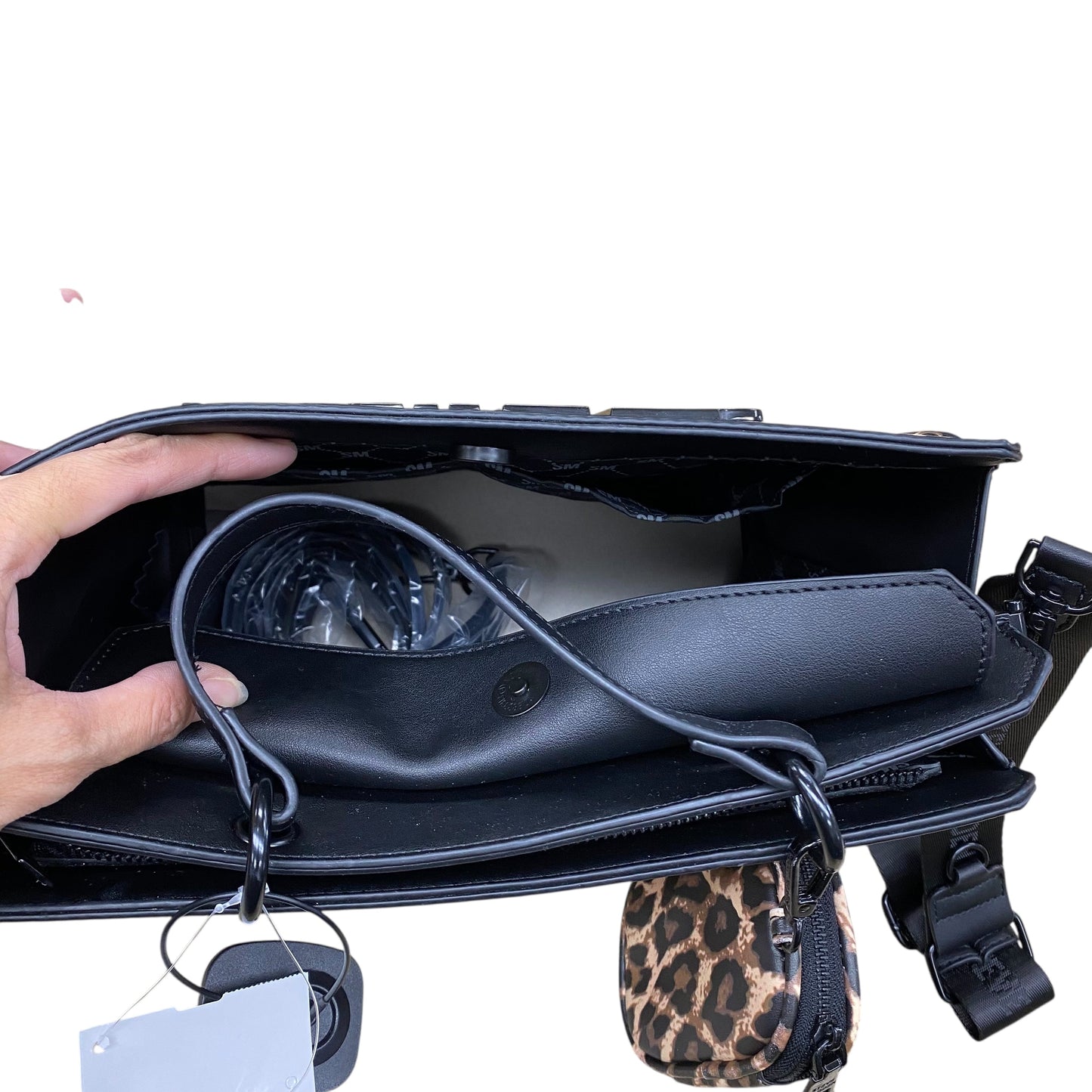 Handbag By Steve Madden In Animal Print, Size:Large