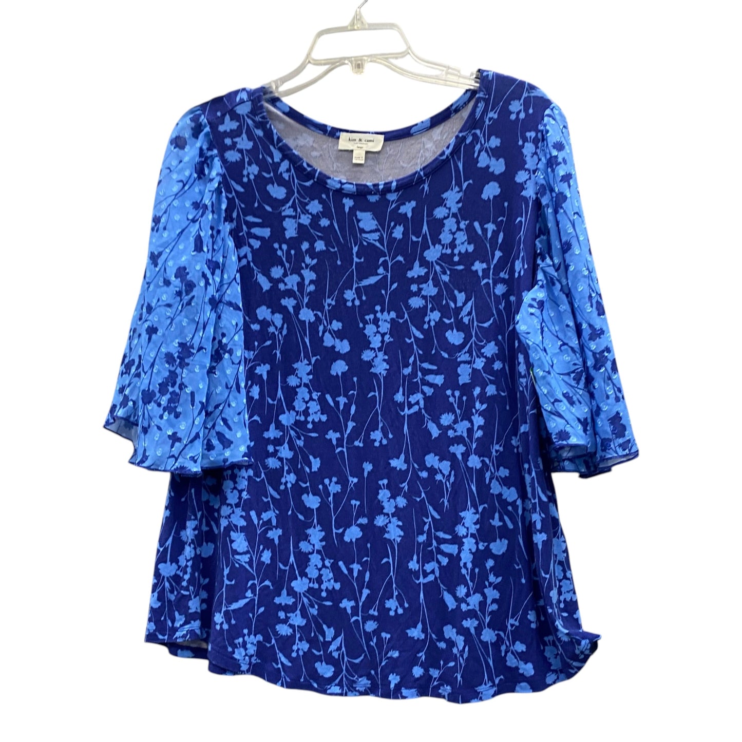 Top Ss By Kim & Cami In Blue, Size:L