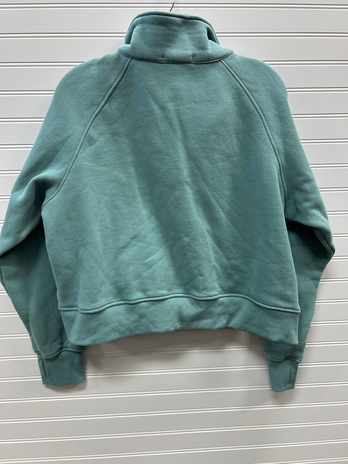 Athletic Top Ls Collar By Automet In Teal, Size:L