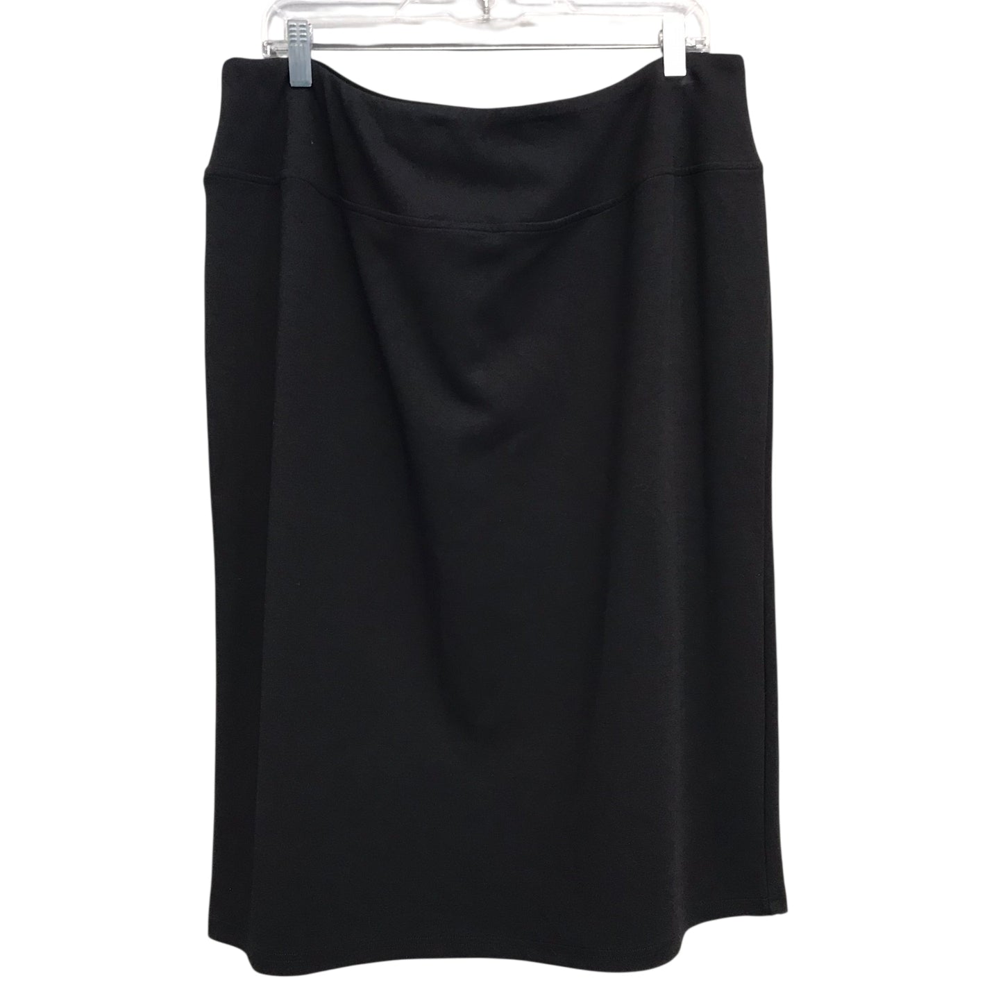 Skirt Midi By ZM In Black, Size:3X