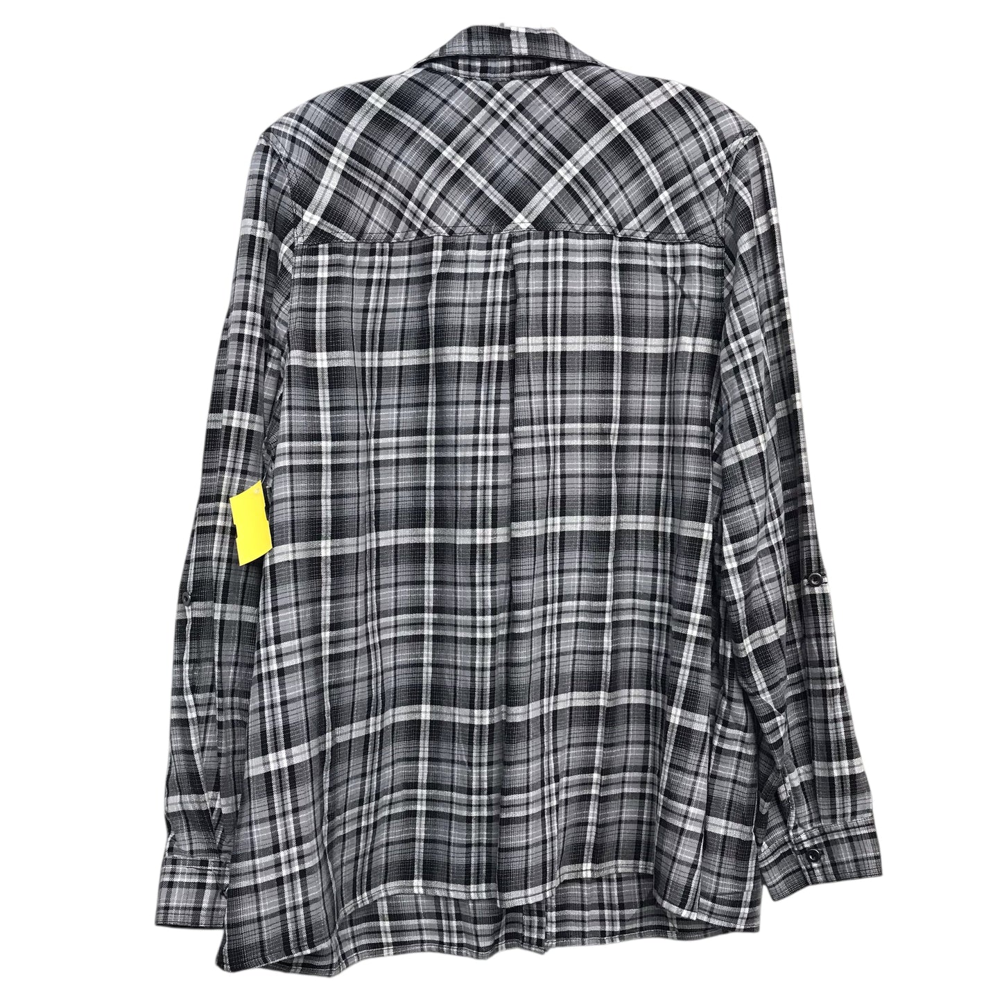 Top Ls By Westport In Plaid Pattern, Size:1X