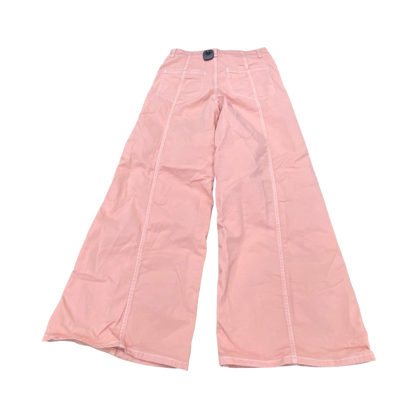 Jeans Wide Leg By Maeve In Pink Denim, Size:10
