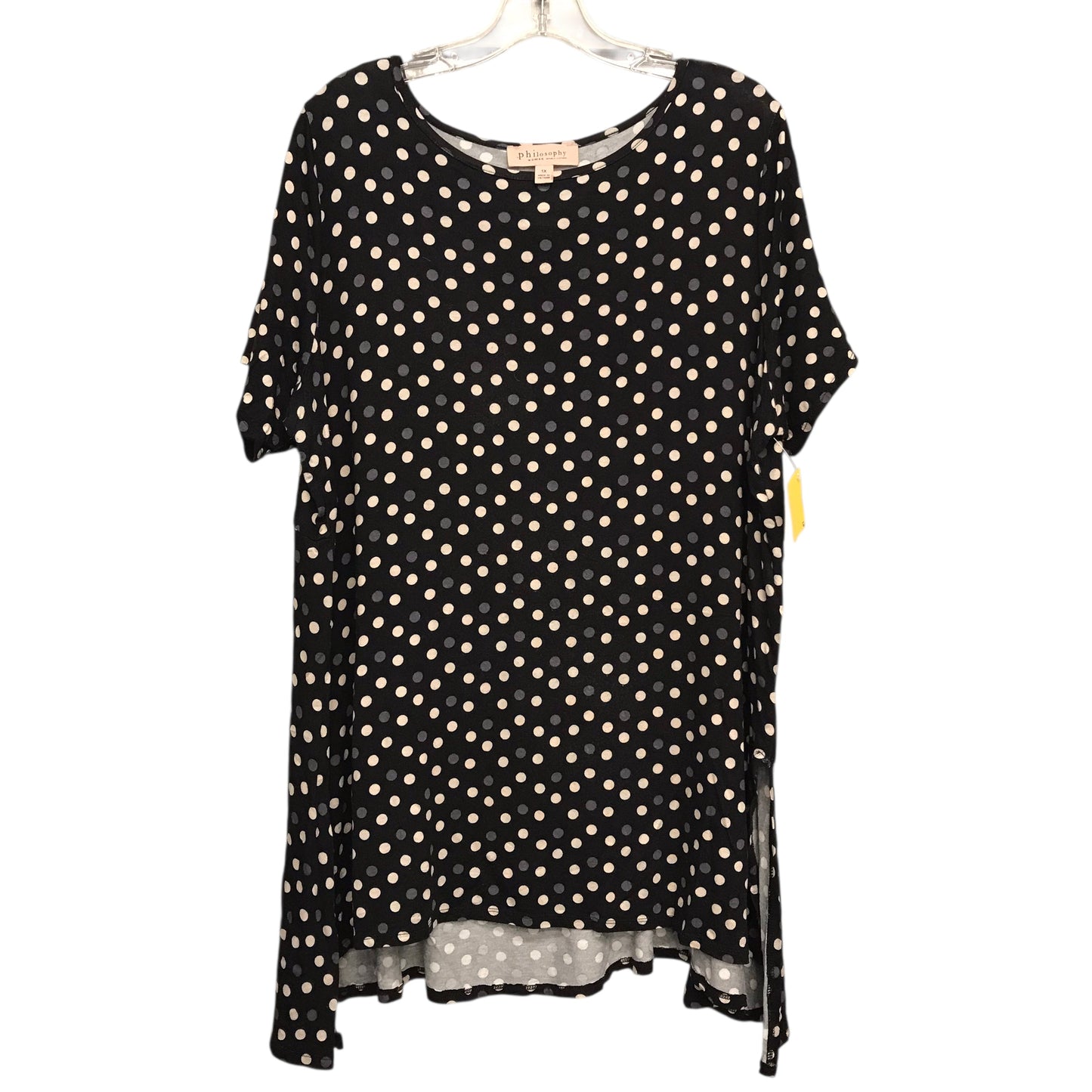 Top Ss By Philosophy In Polkadot Pattern, Size:1X