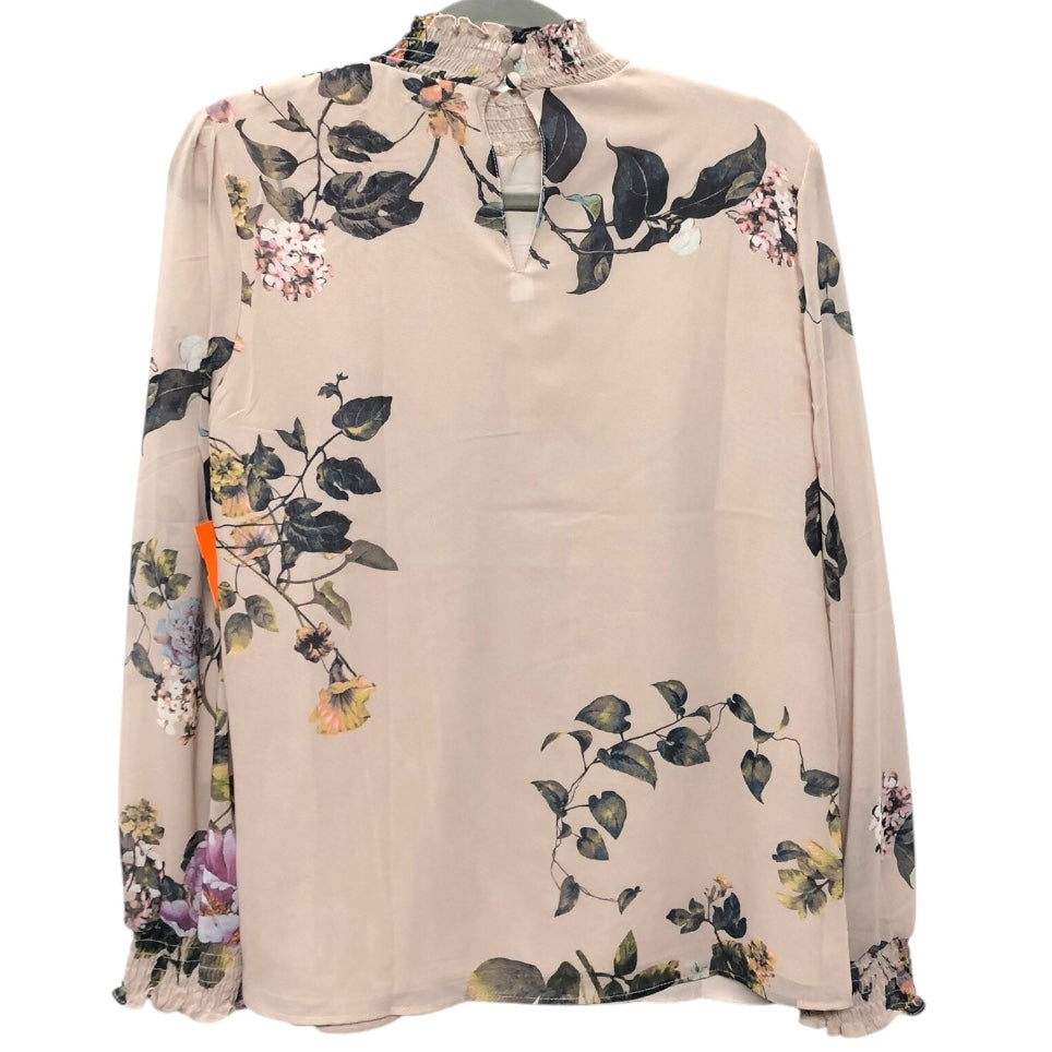 Blouse Ls By Elie Tahari In Floral Print, Size:S