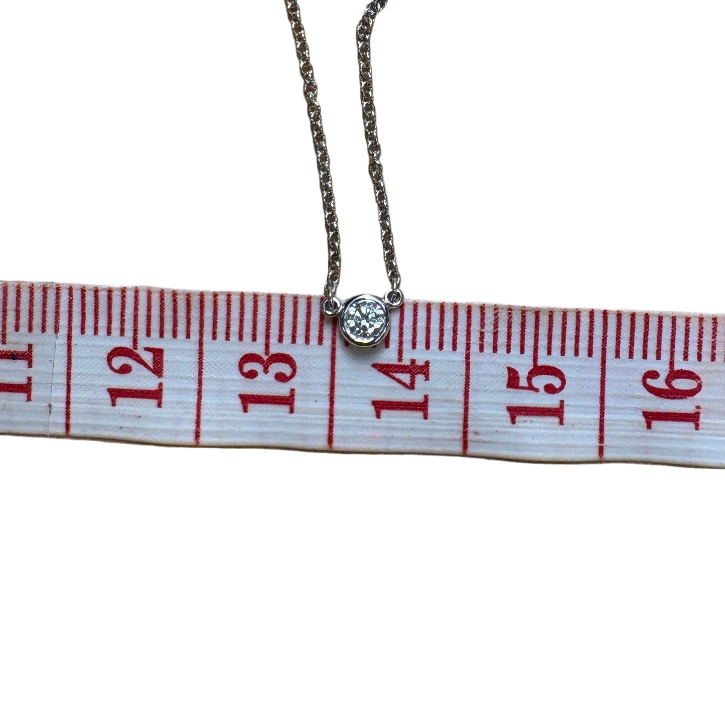 Tiffany & Company Platinum Diamond By The Yard Luxury Necklace