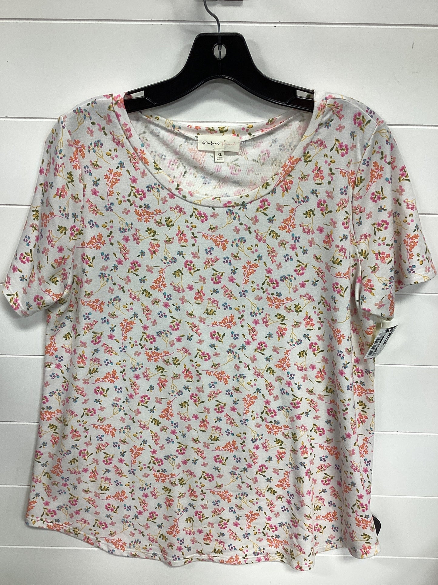 Top Ss By Perfect Peach In Pink, Size:Xl