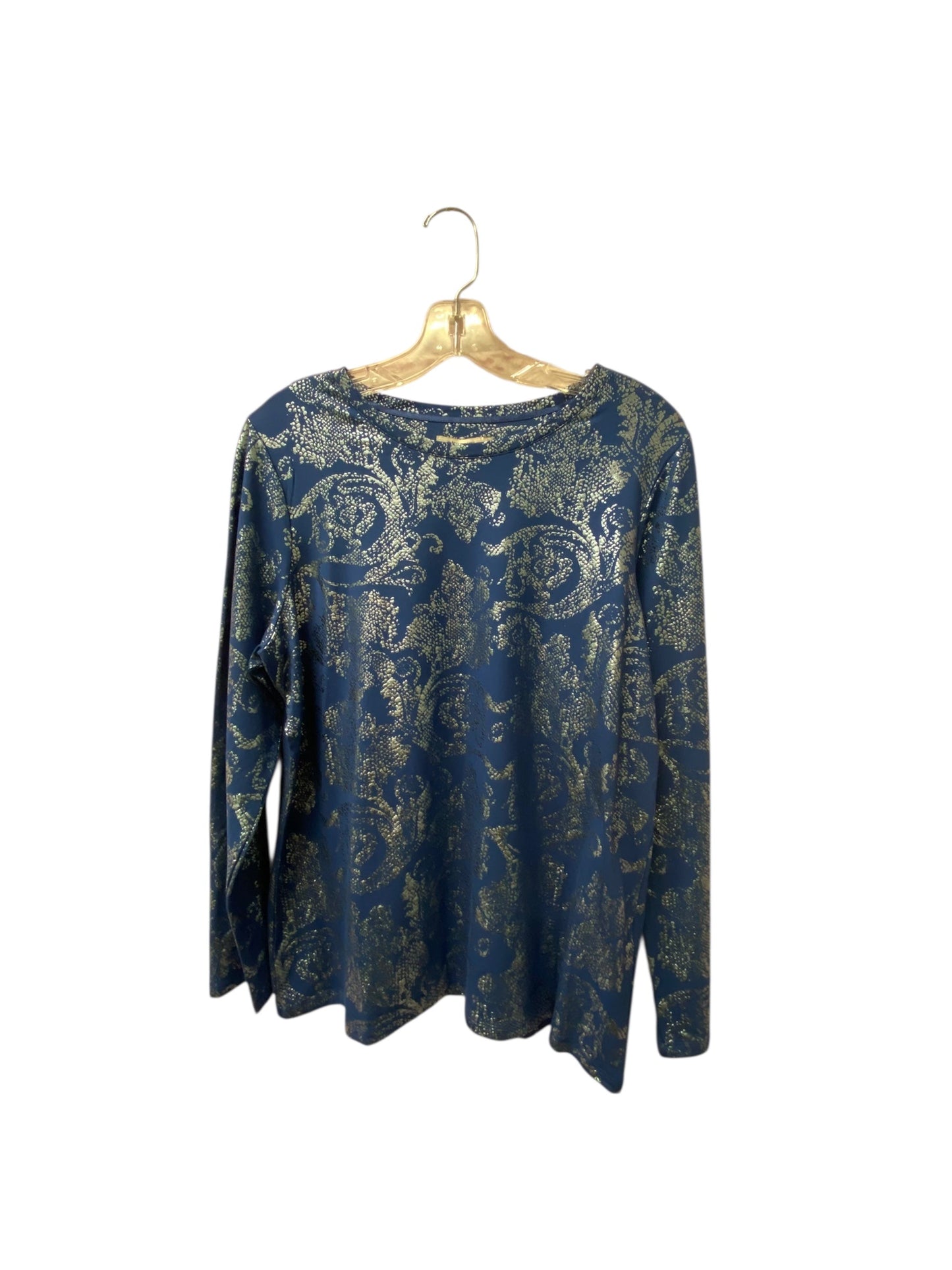 Top Ls By Chicos In Blue, Size:L
