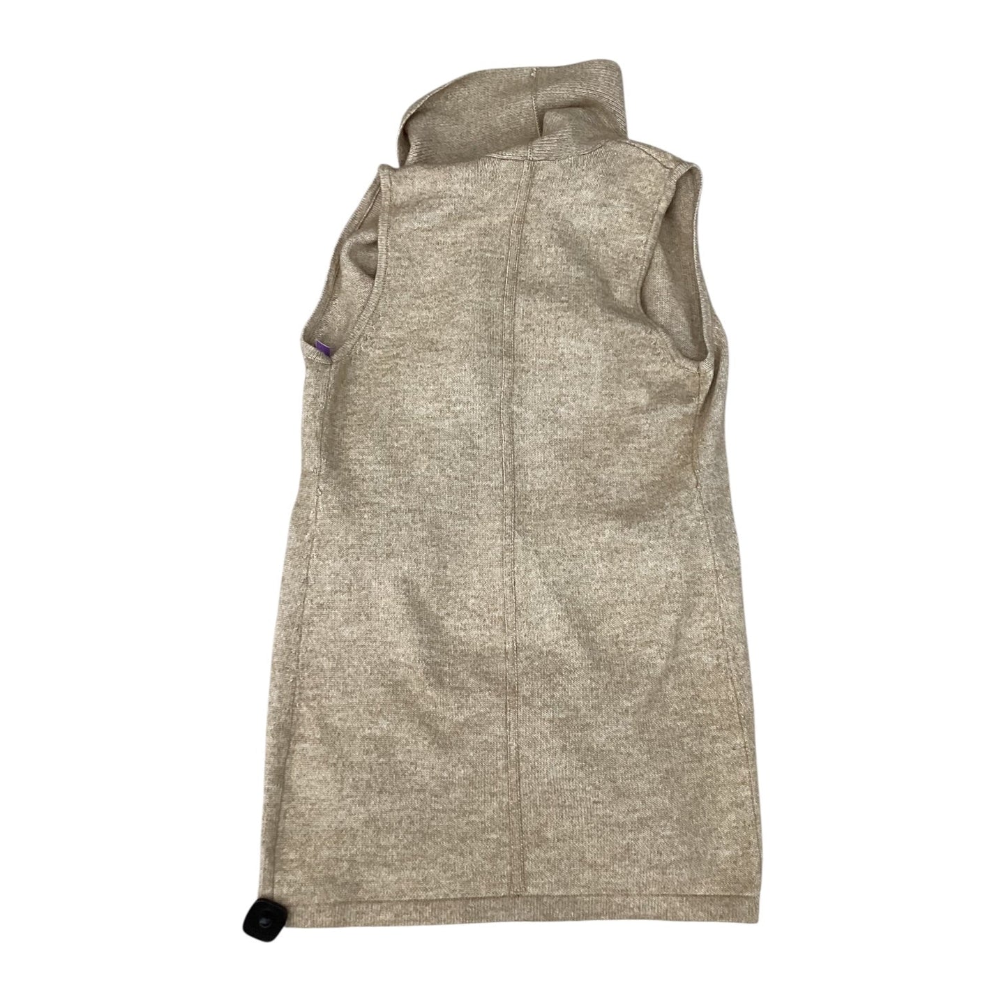 Vest Sweater By White House Black Market In Tan, Size:M