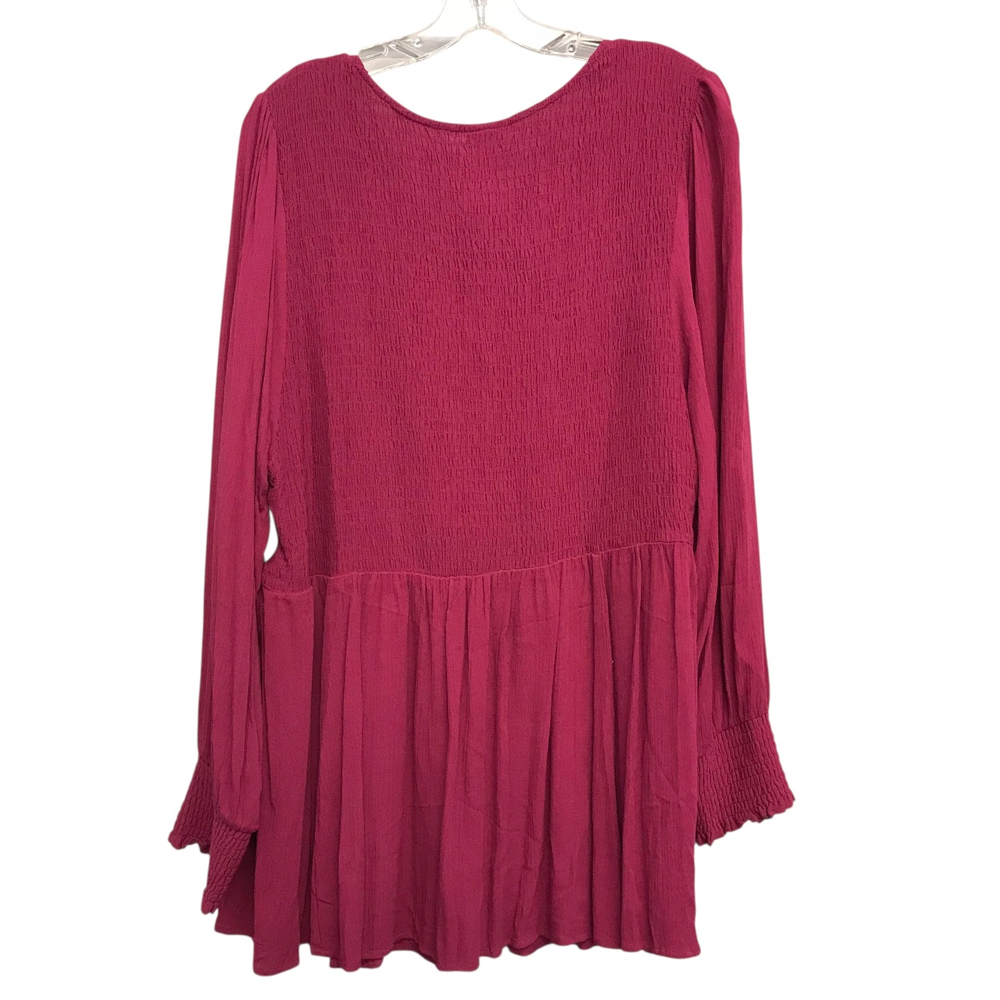 Top Ls By Torrid In Magenta, Size:3X