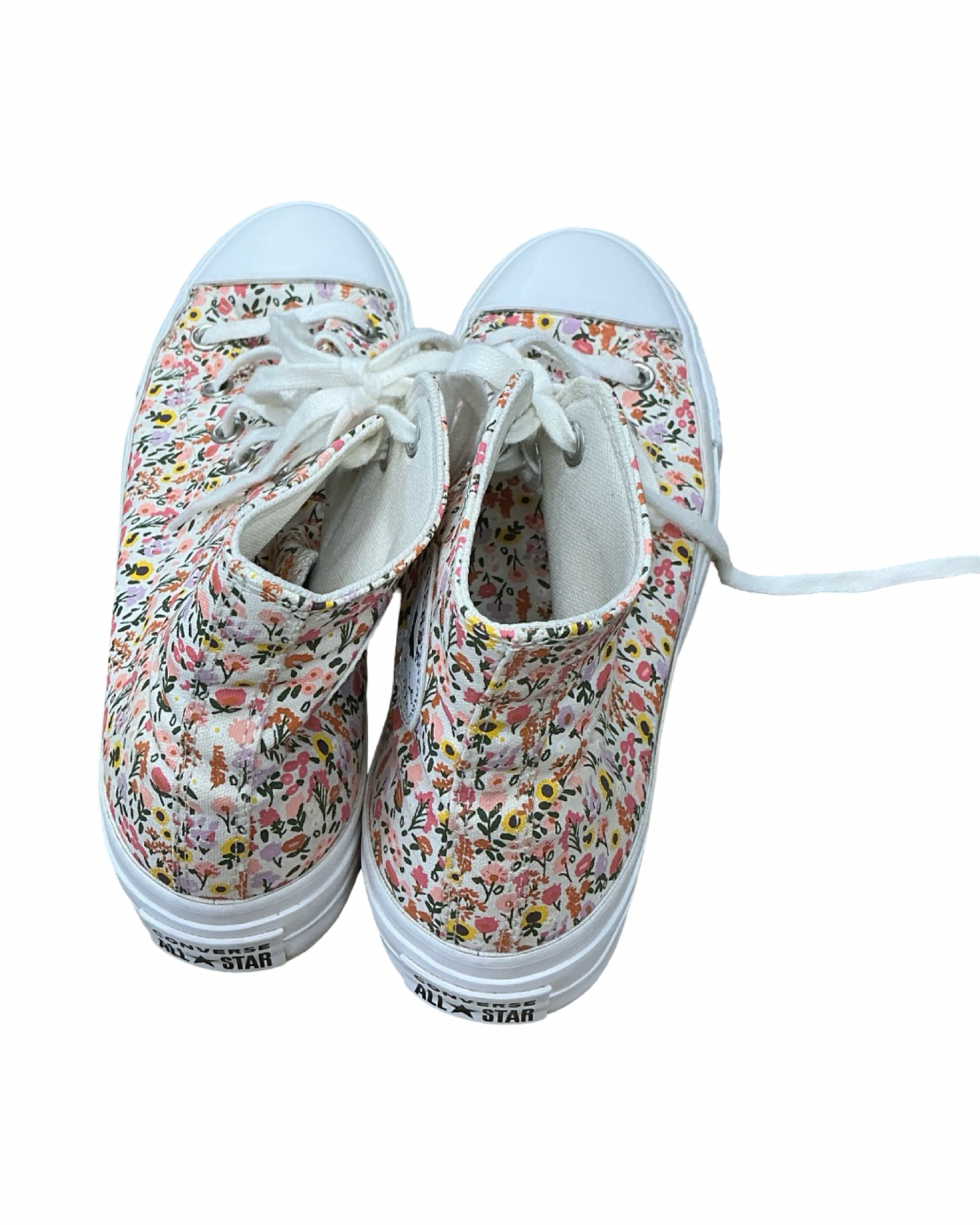 Shoes Sneakers By Converse In Floral Print, Size:9