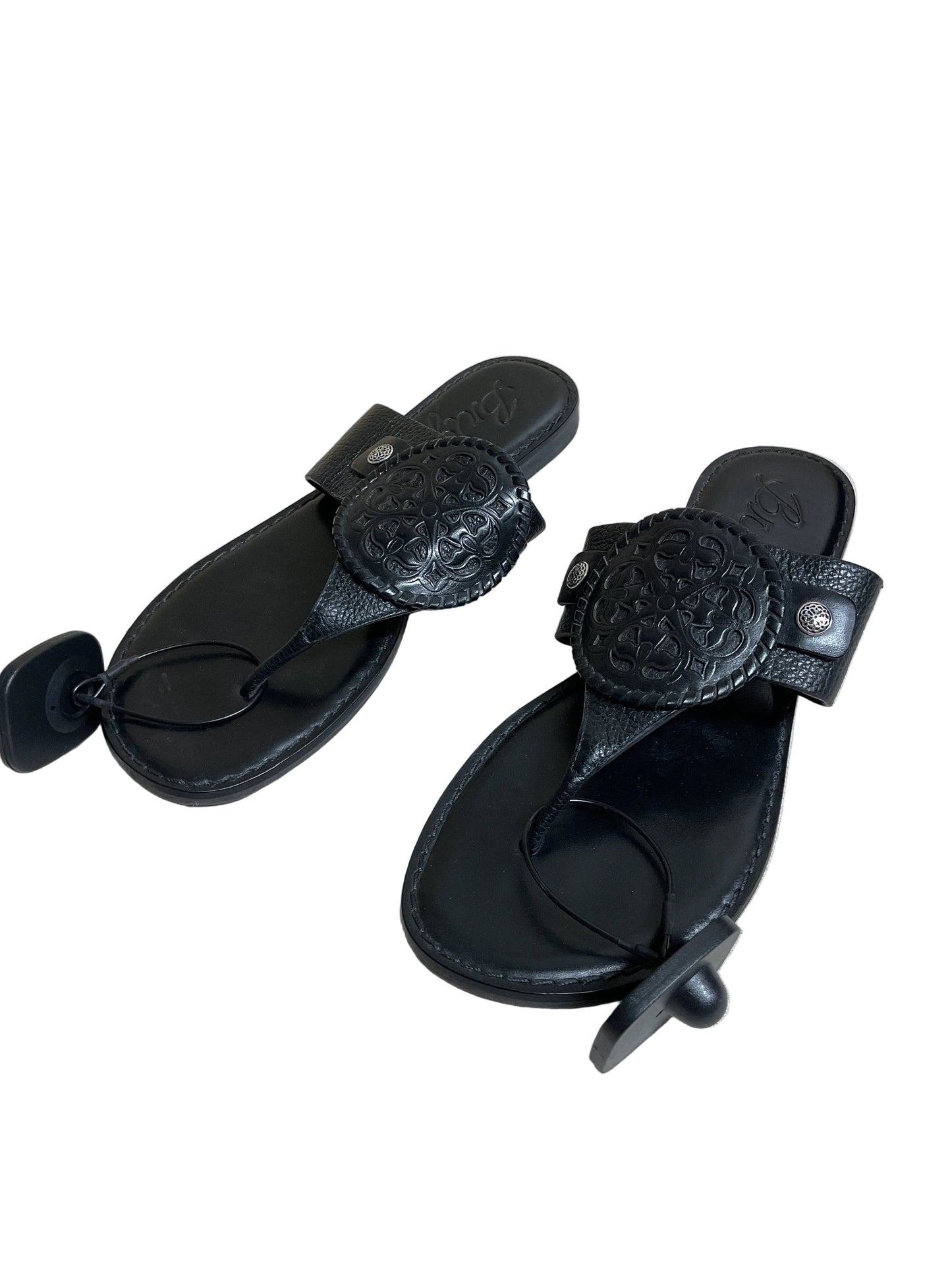 Sandals Flats By Brighton In Black, Size:8