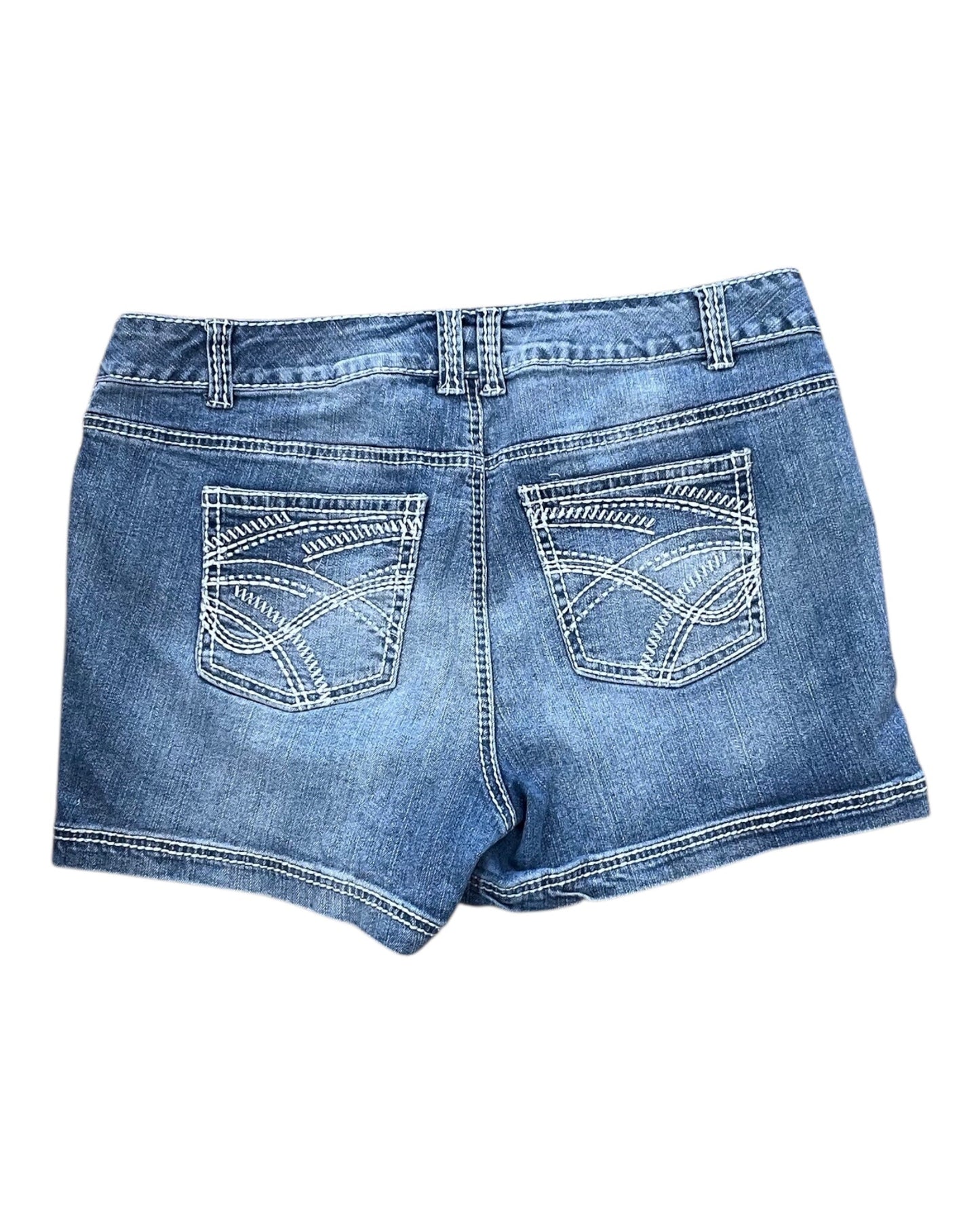 Shorts By Maurices In Blue Denim, Size:16