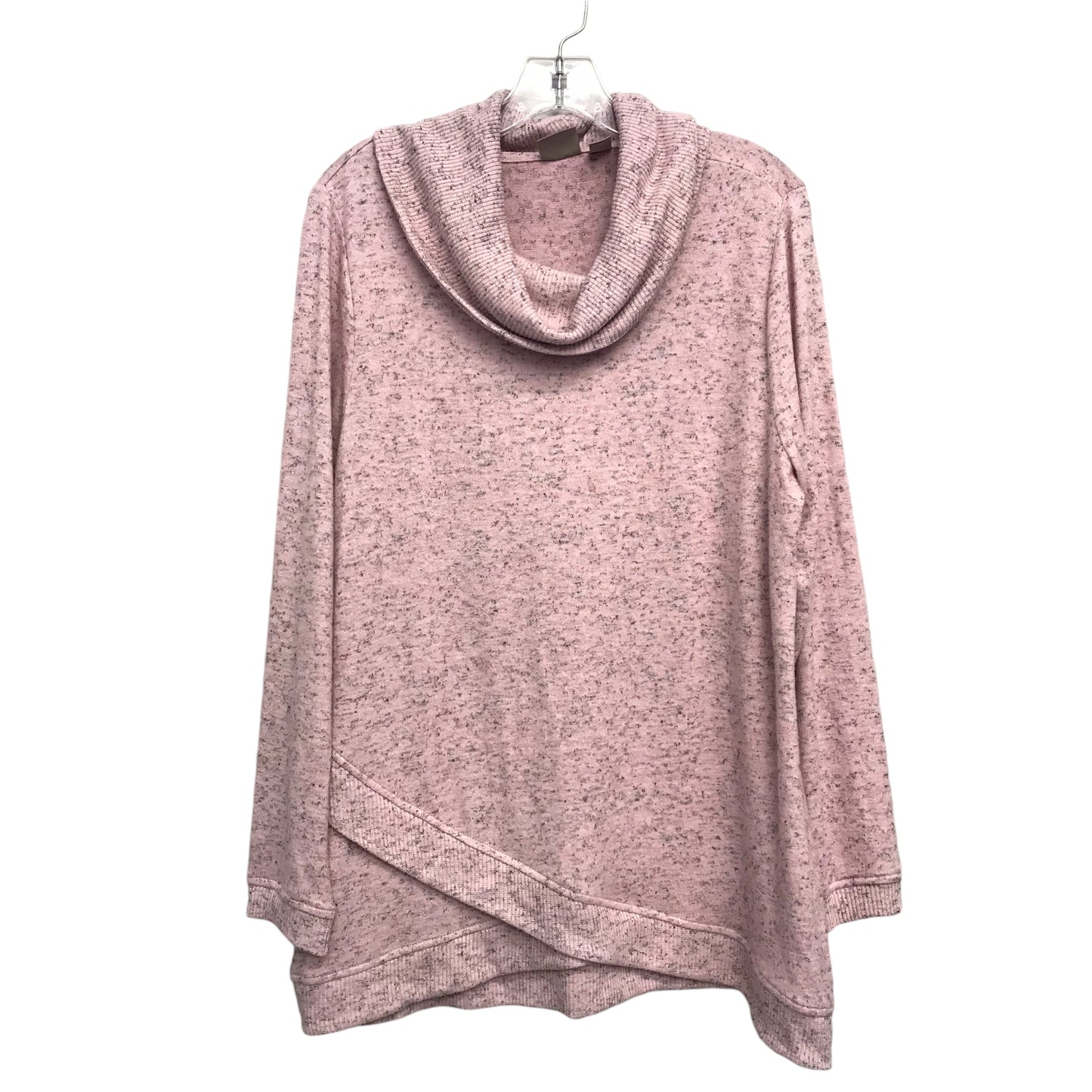 Sweater By Chicos In Pink, Size:L