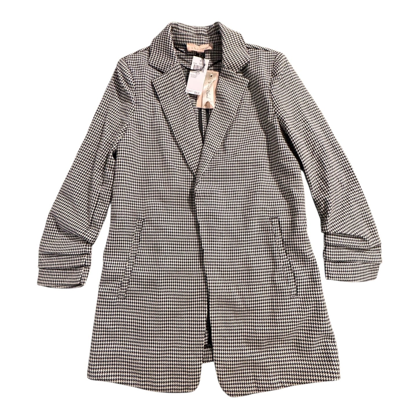 Blazer By Philosophy In Black & White, Size:Xs