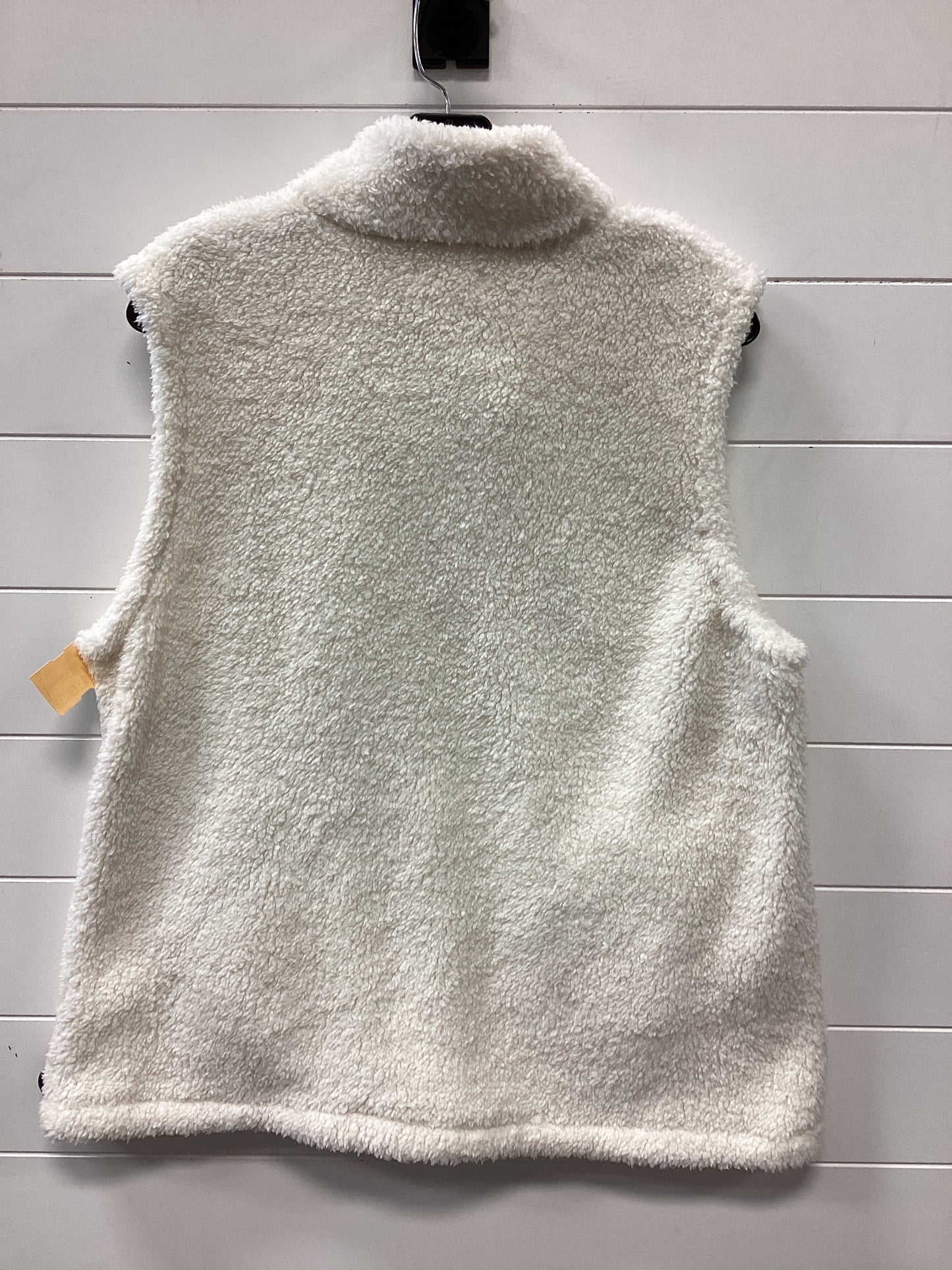 Vest Faux Fur & Sherpa By Maurices In Cream, Size:L