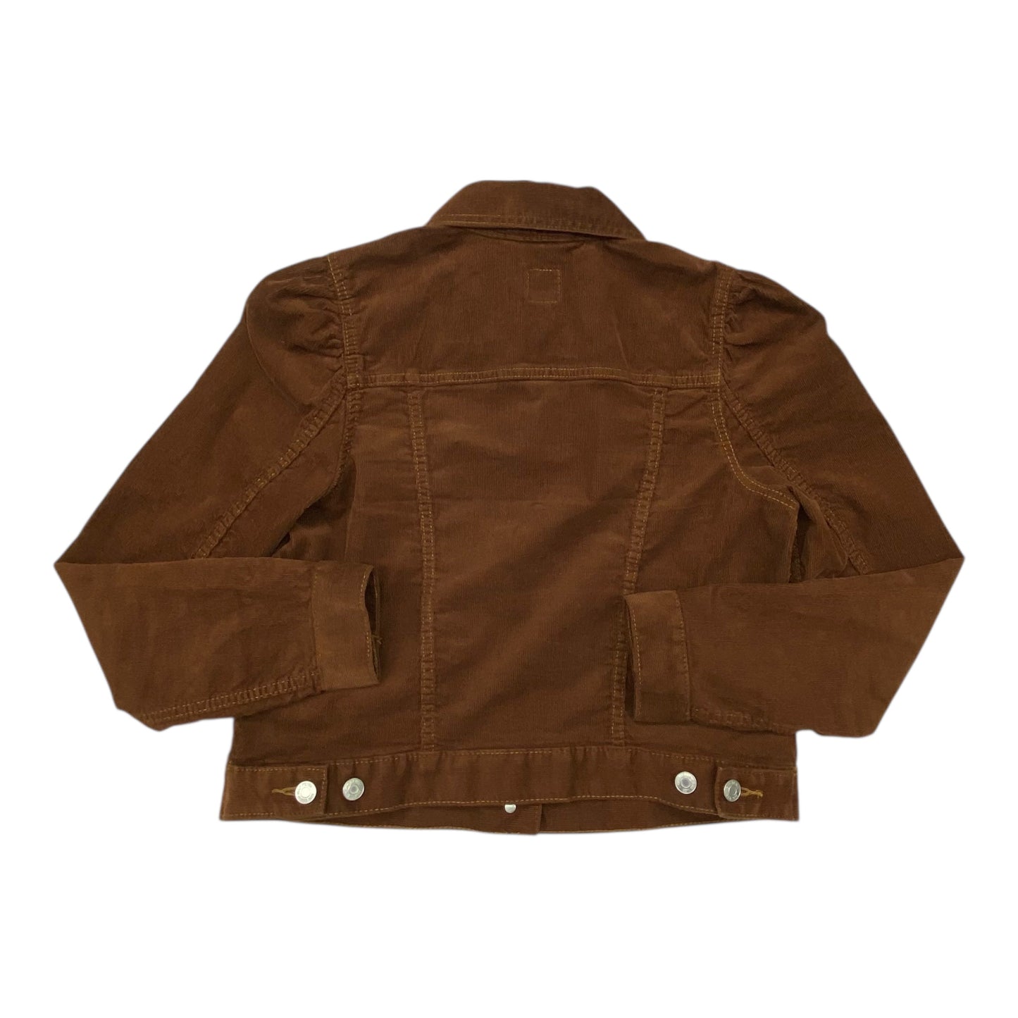 Jacket Denim By Gap In Brown, Size:M