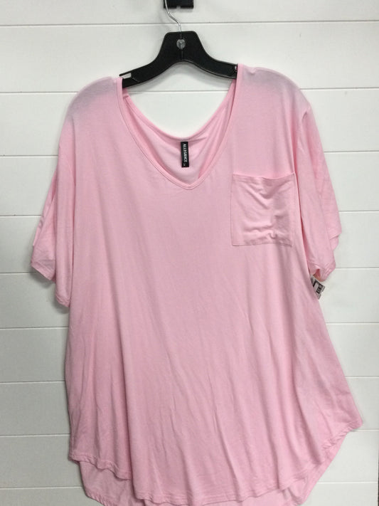 Top Ss By Cmc In Pink, Size:3X