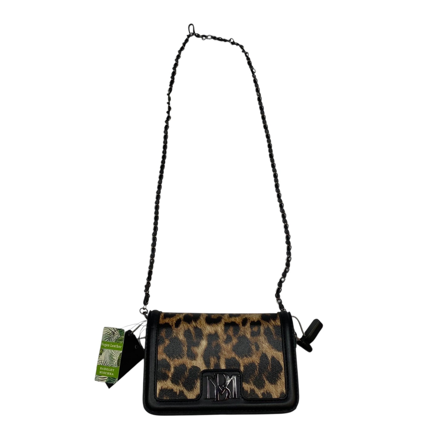 Crossbody Designer By Badgley Mischka In Animal Print, Size:Medium