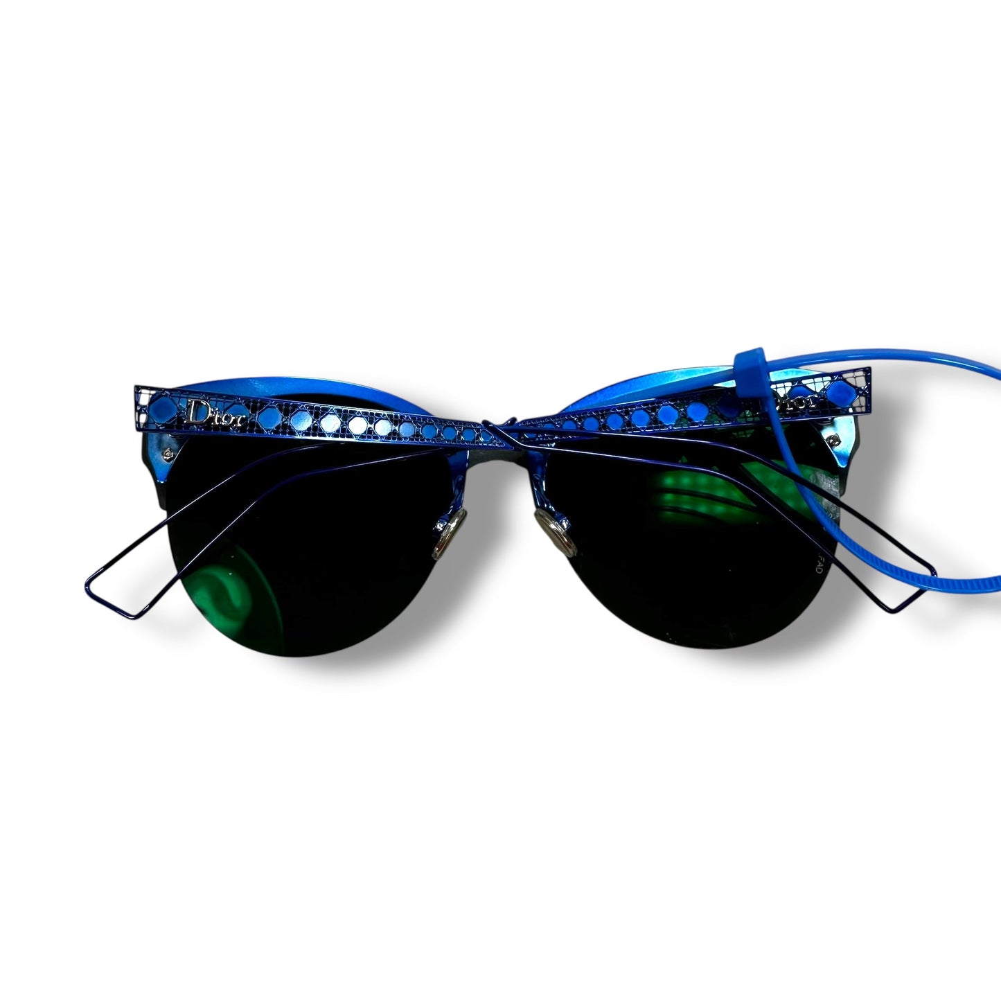 Blue Sunglasses Luxury Designer By Dior