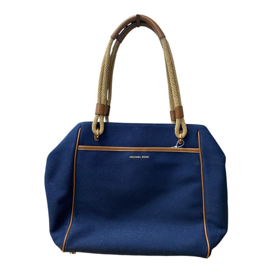 Tote Designer By Michael Kors In Blue, Size:Medium
