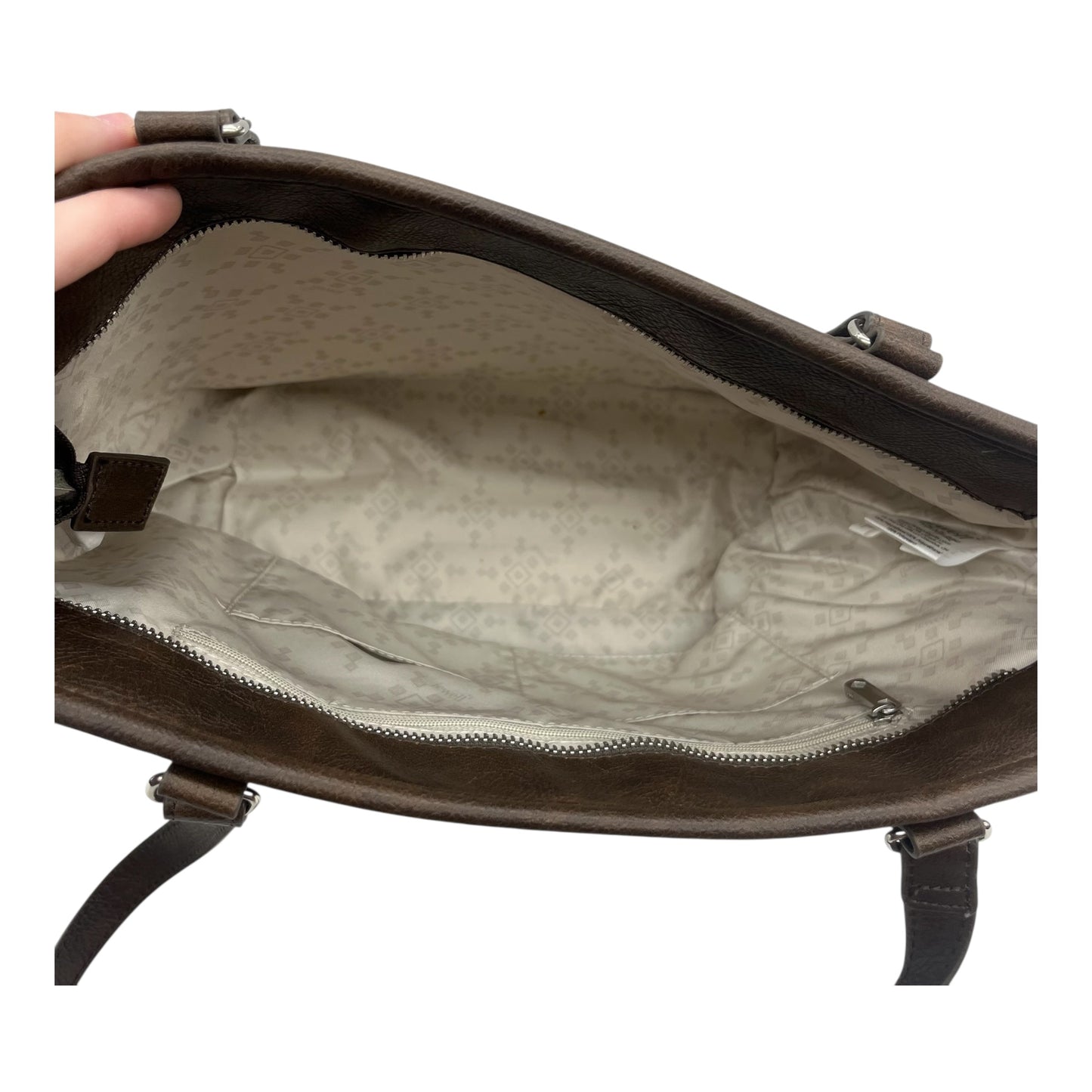 Handbag By Jewell In Brown, Size:Medium