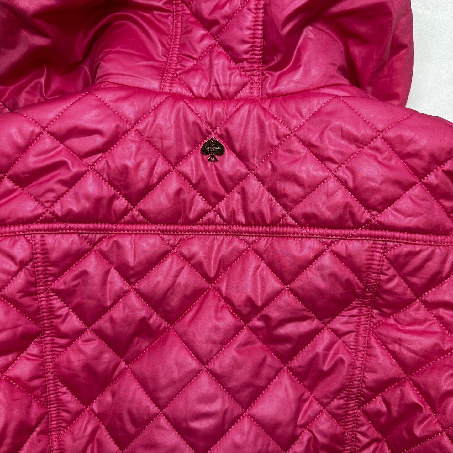 Coat Designer By Kate Spade In Pink, Size: L