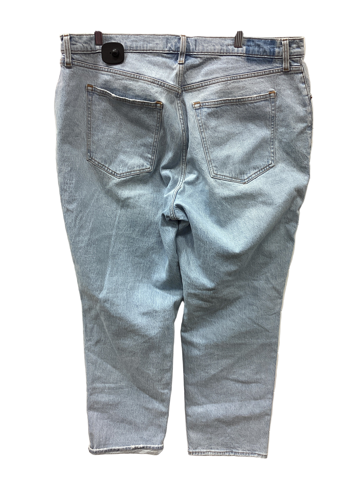 Jeans Wide Leg By Abercrombie And Fitch In Blue Denim, Size:18