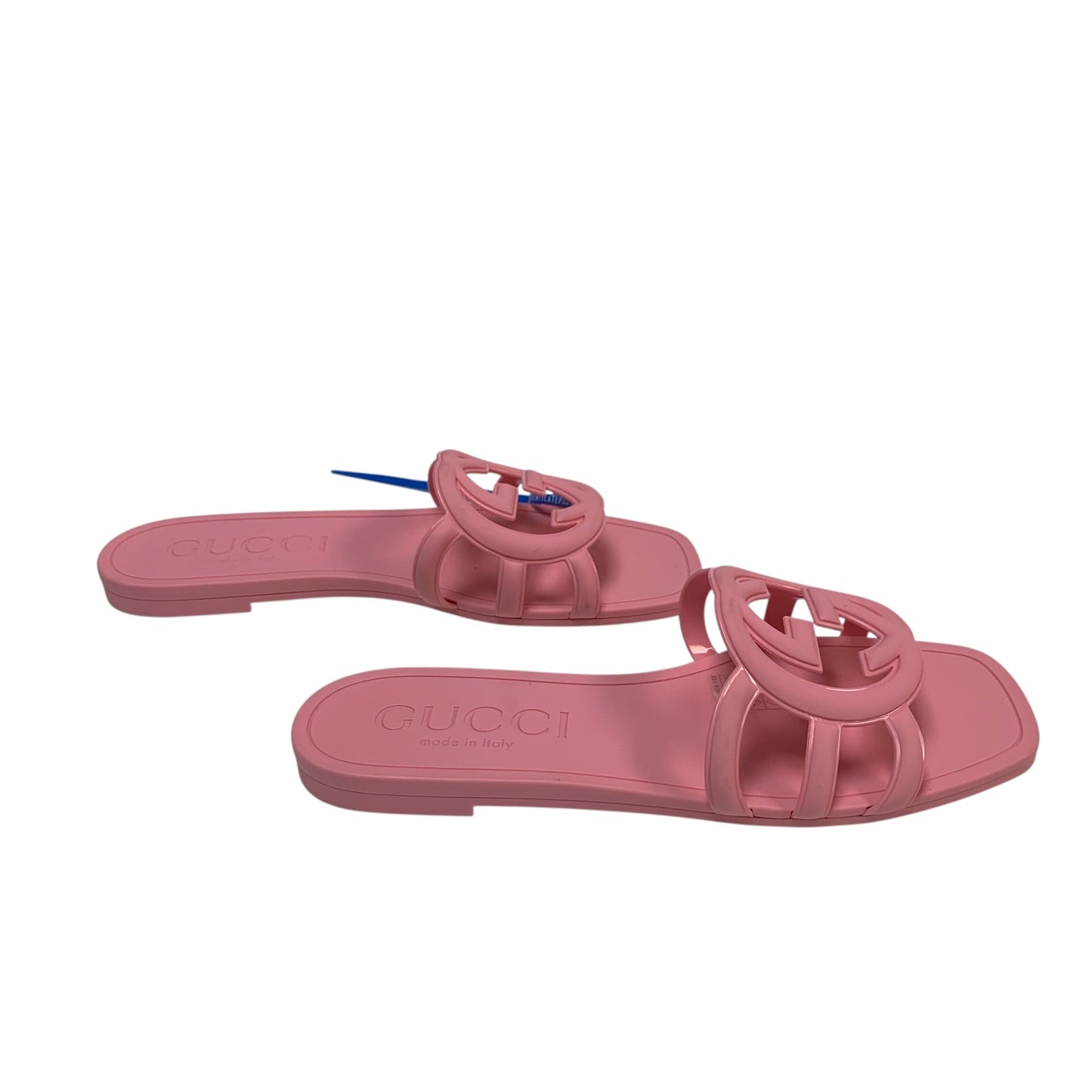 Sandals Luxury Designer By Gucci In Pink, Size: 6