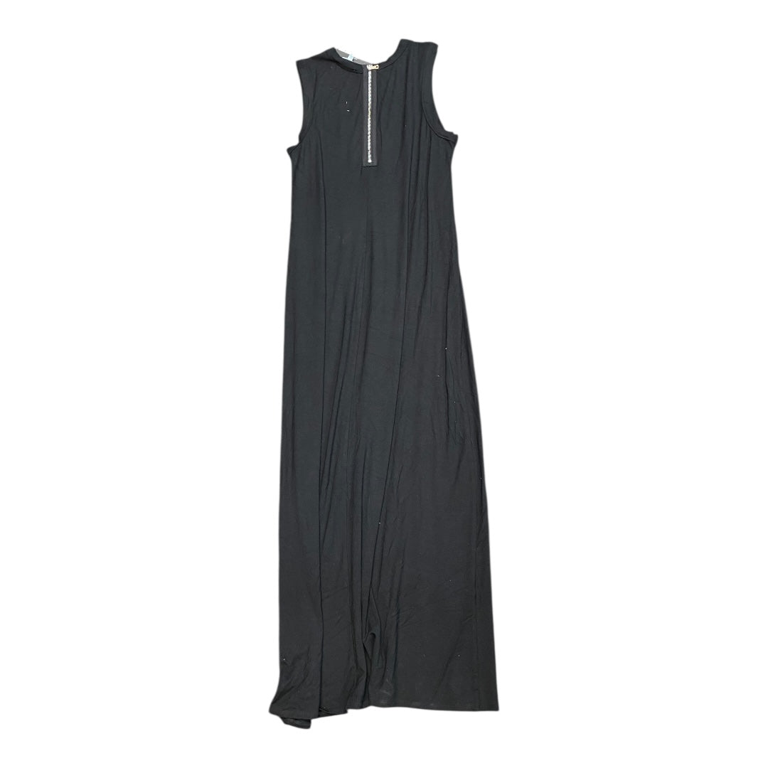 Dress Casual Maxi By Joan Vass In Black, Size:Xl