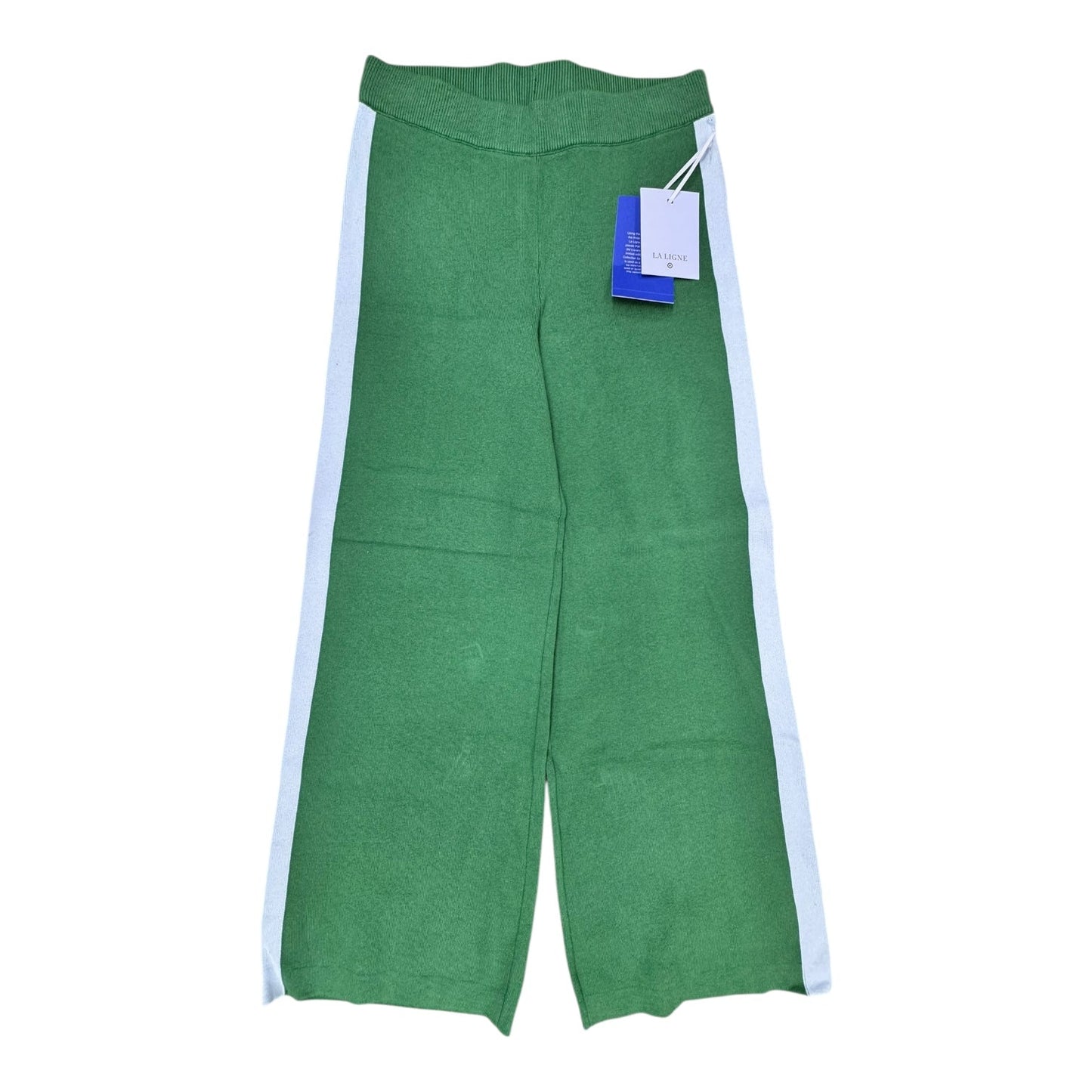 Pants Lounge By LA LIGNE - FOR TARGET In Green & White, Size:S