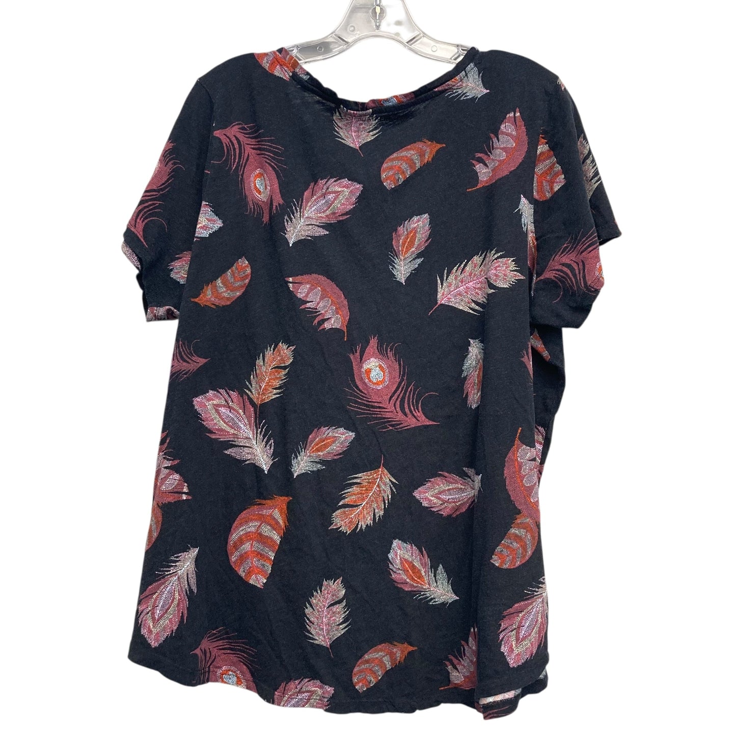 Top Sleeveless By Torrid In Black & Red, Size:3X