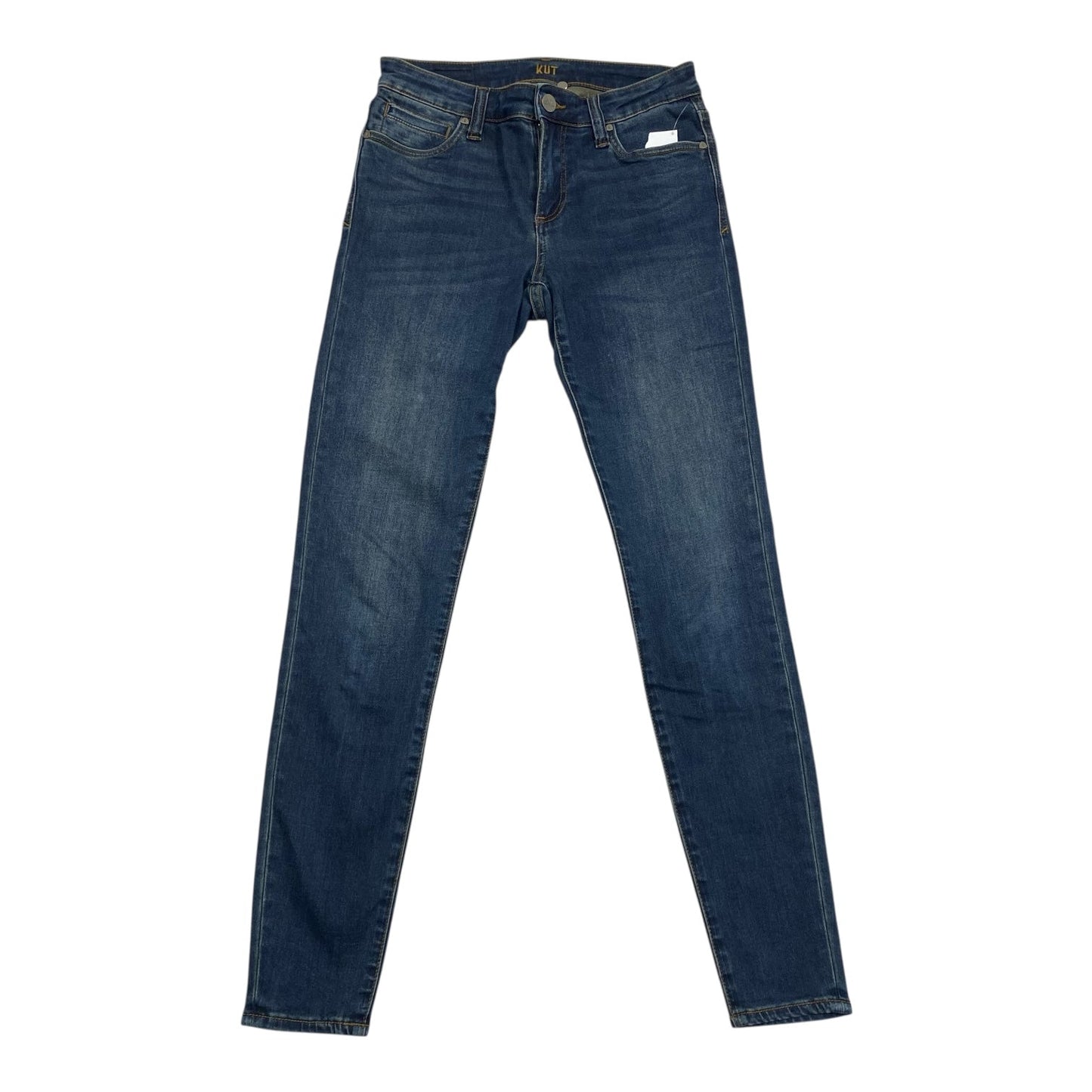 Jeans Skinny By Kut In Blue Denim, Size:2