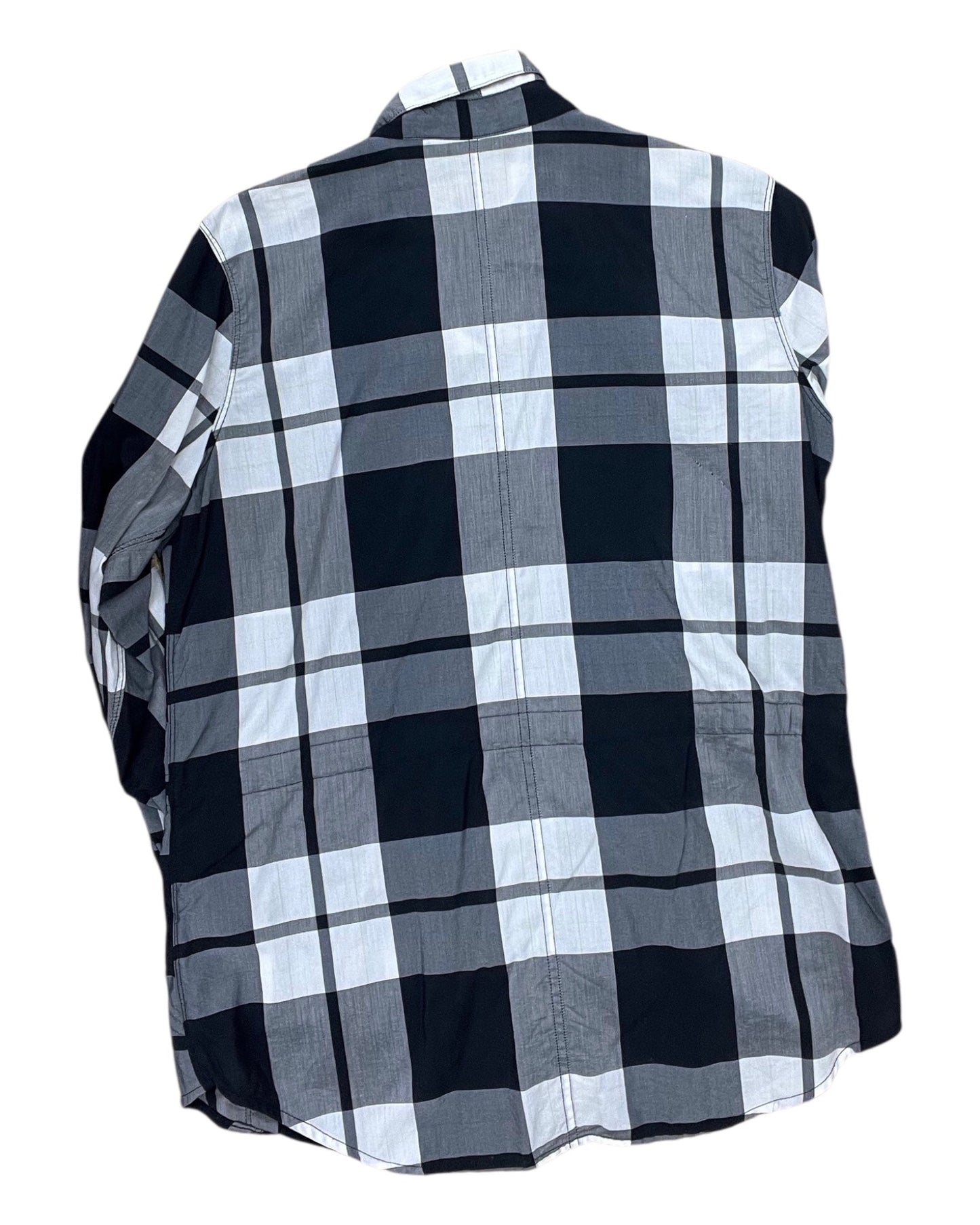 Blouse Ls By The North Face In Black & Grey, Size:L
