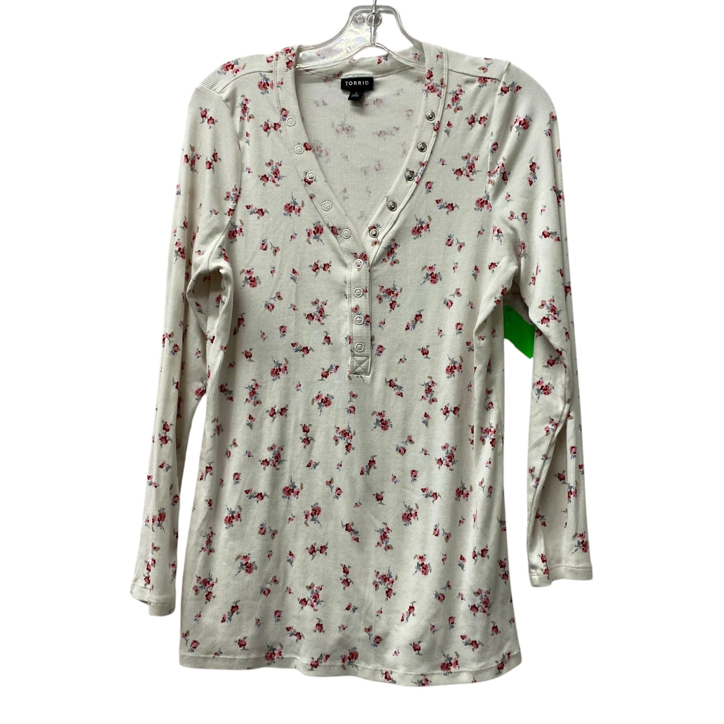Top Ls By Torrid In White, Size:1X