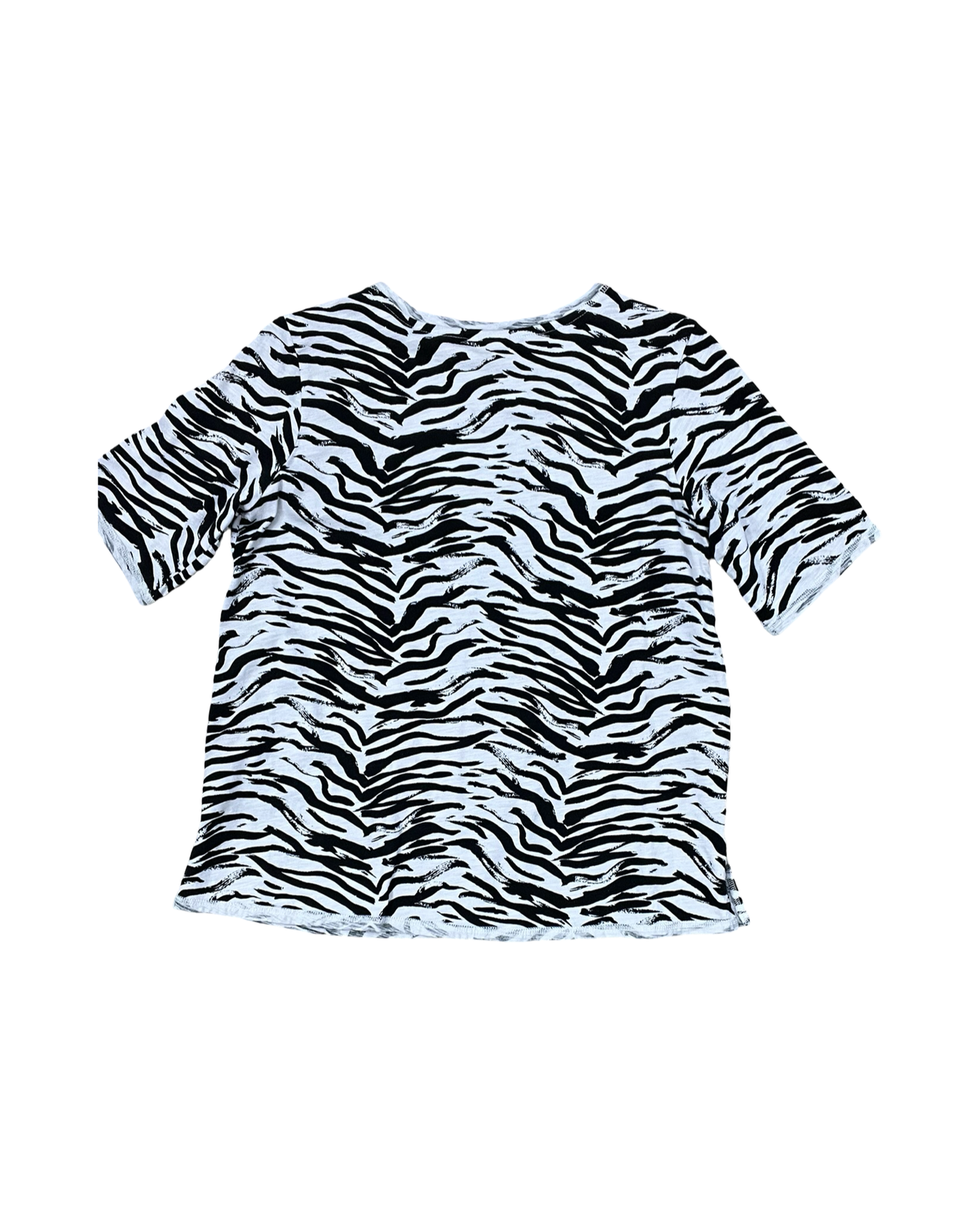 Top Ss By Logo In Black & Grey, Size:S
