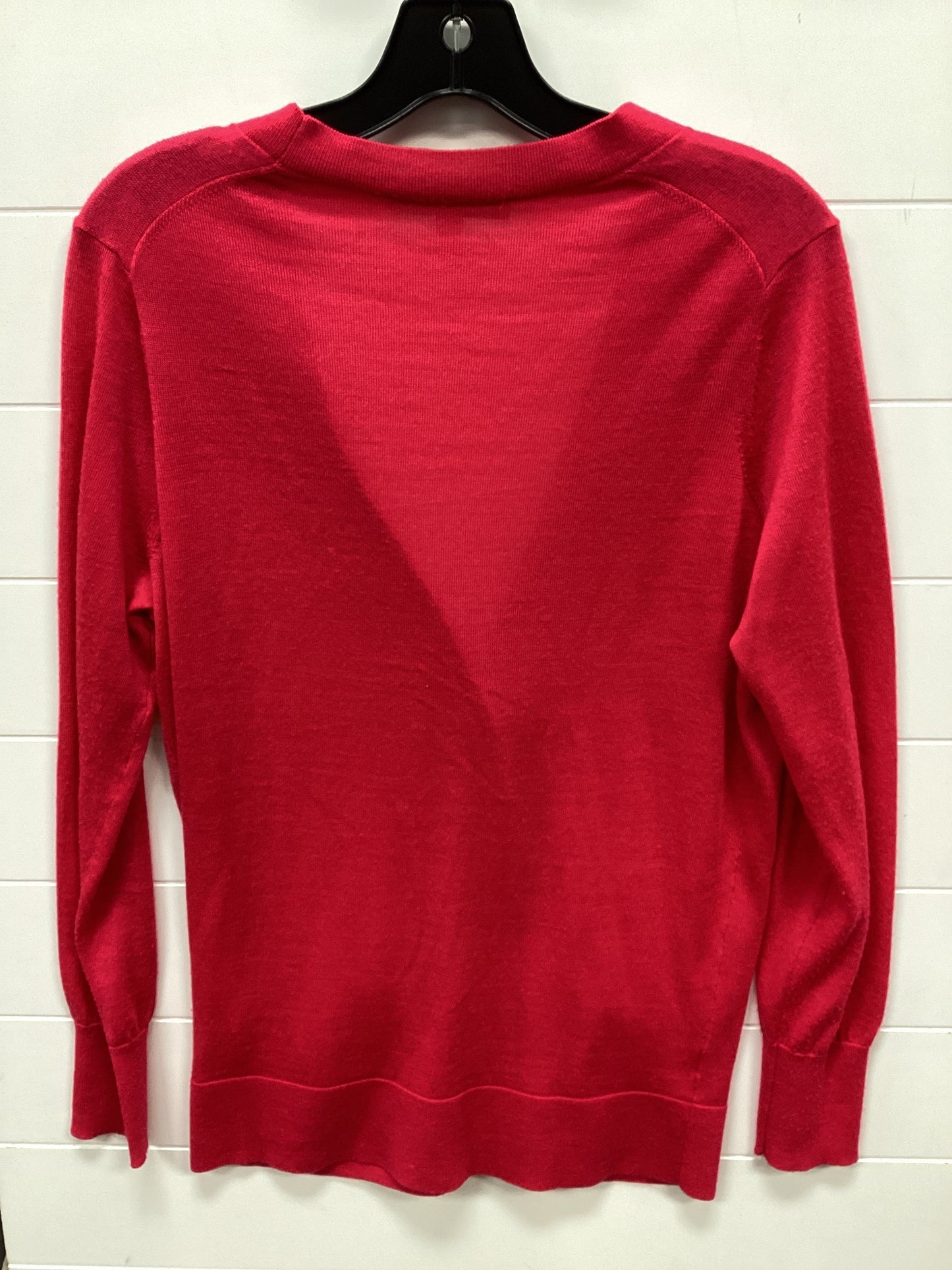 Cardigan By Loft In Red, Size:L